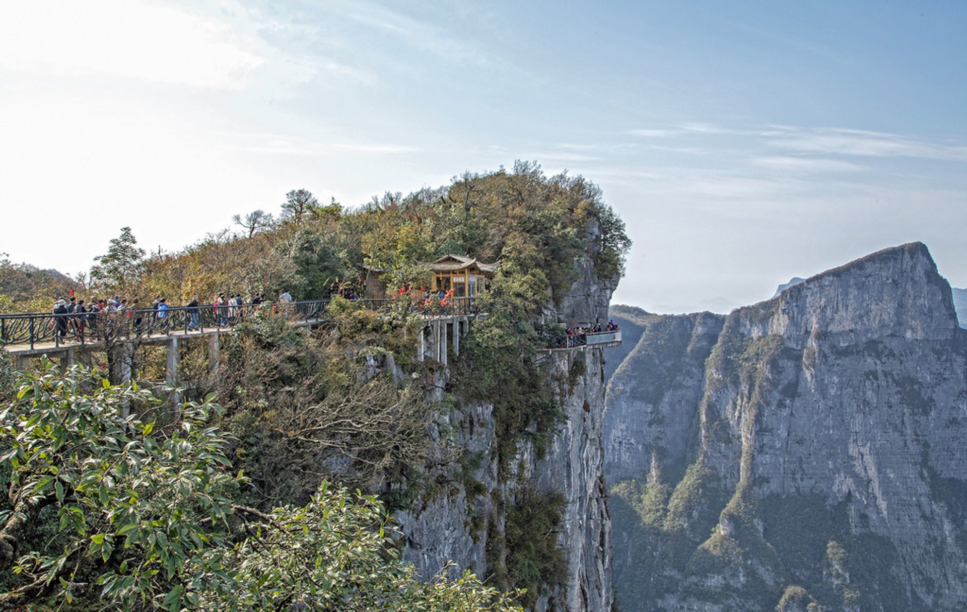 Vidro Planca Estrada na Montanha Tianmen