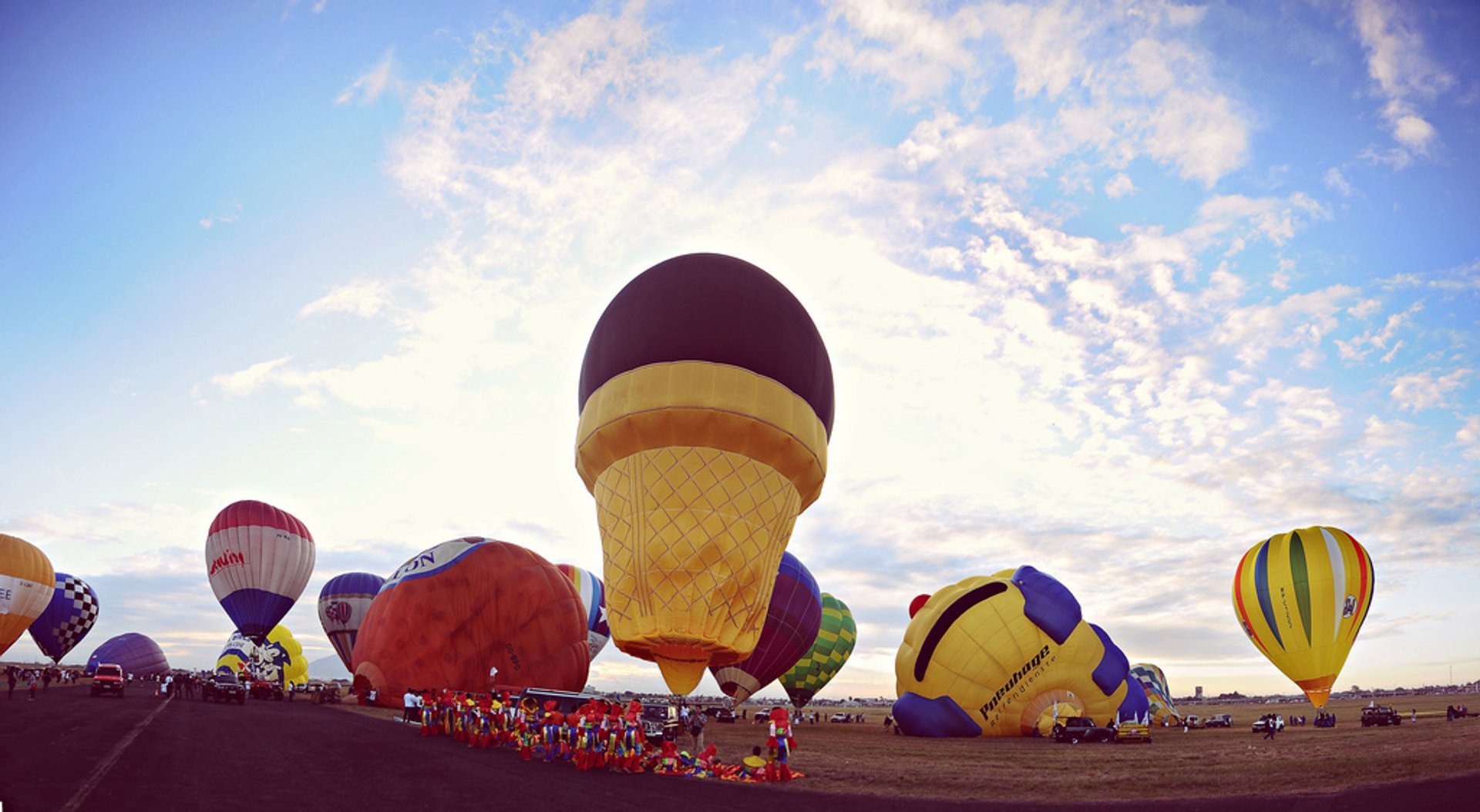 Philippinische internationale Heißluftballon-Fiesta