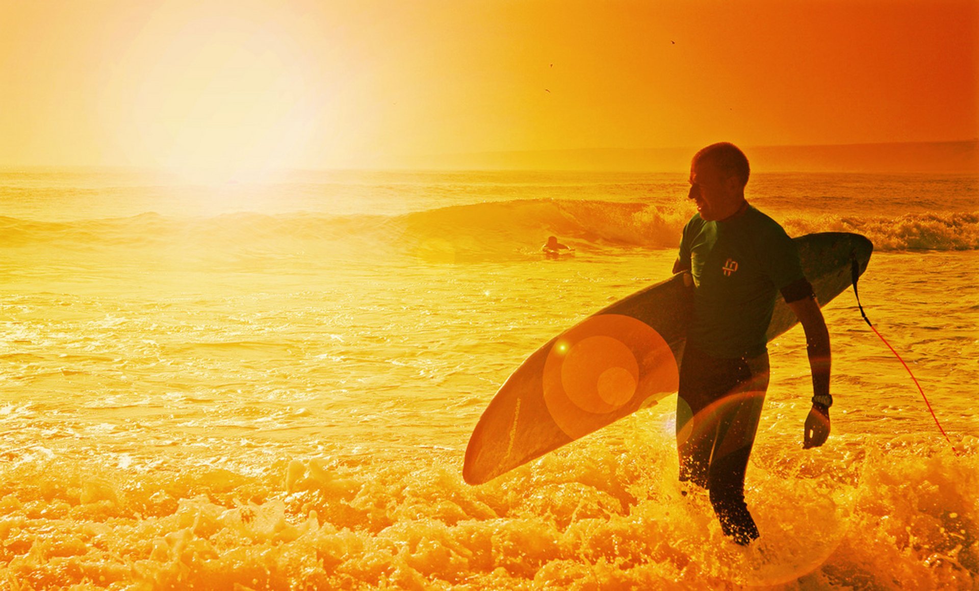 Surfen oder Wellenreiten