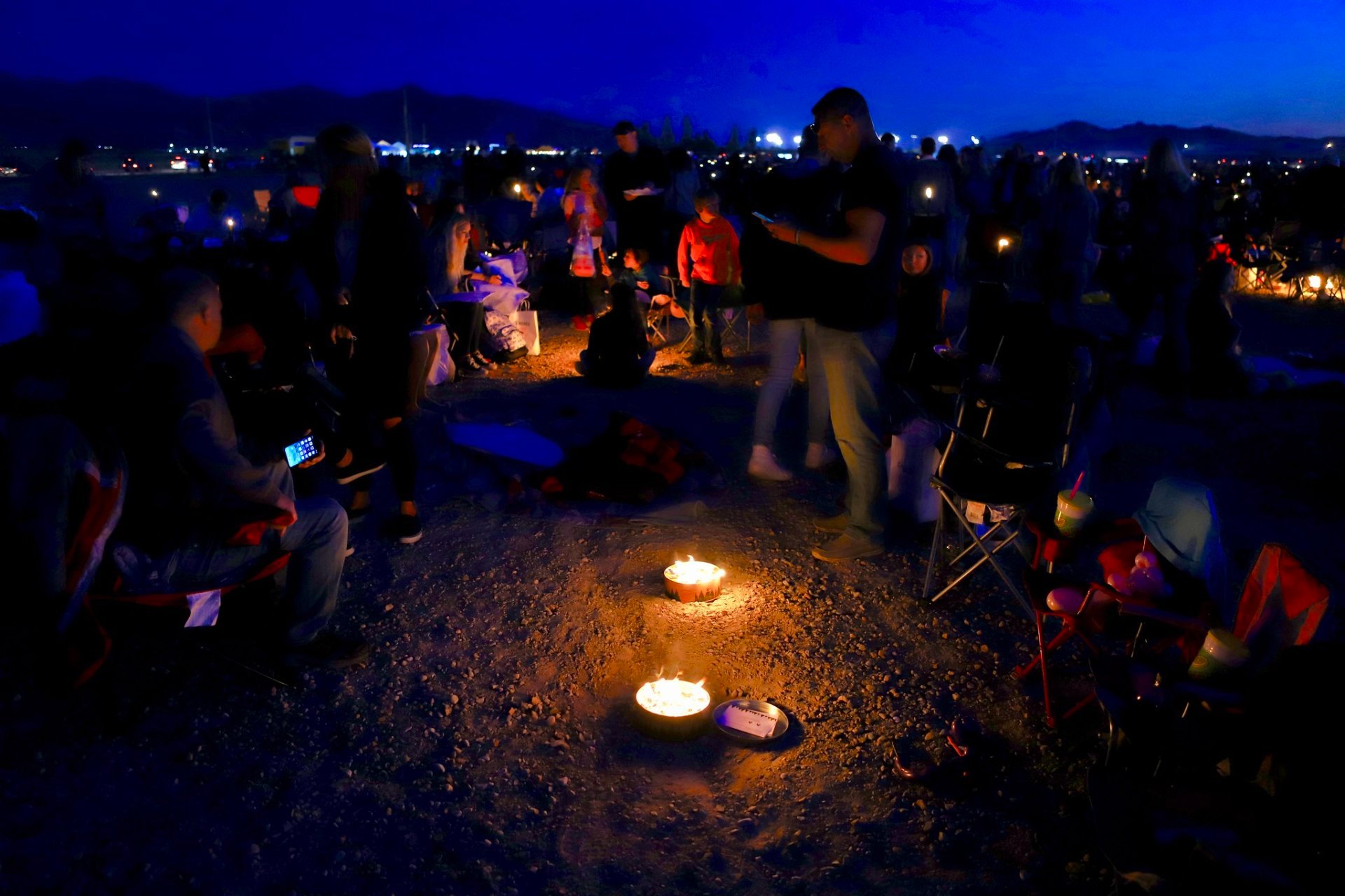 Festa delle luci notturne della lanterna