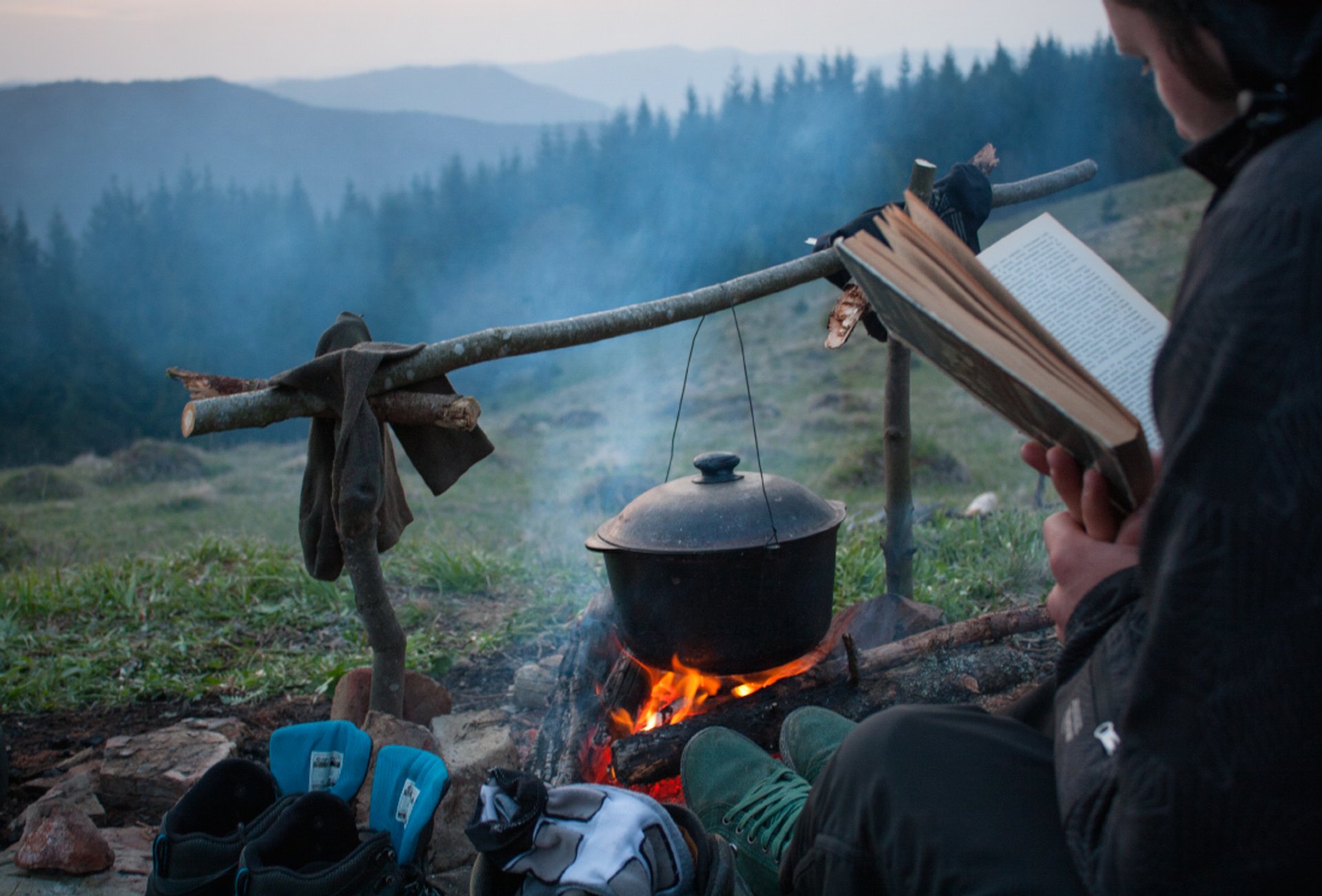 Hiking in Carpathian Mountains