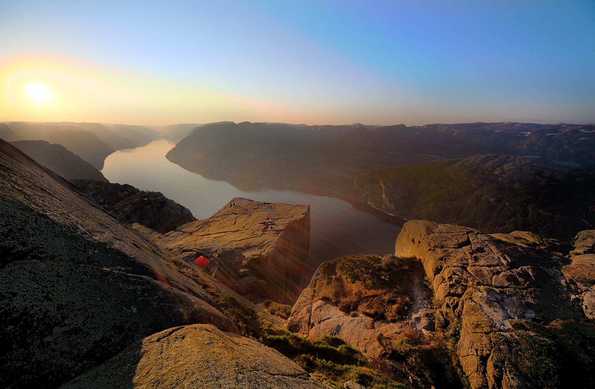 Randonnée vers Preikestolen (Pulpit Rock)