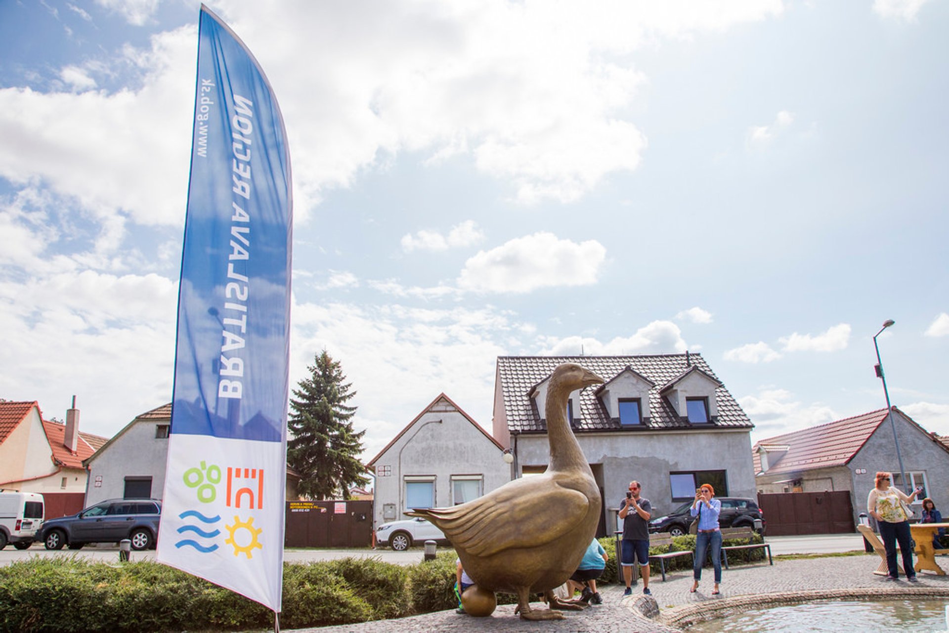 Festa de ganso e pato em Slovenský Grob