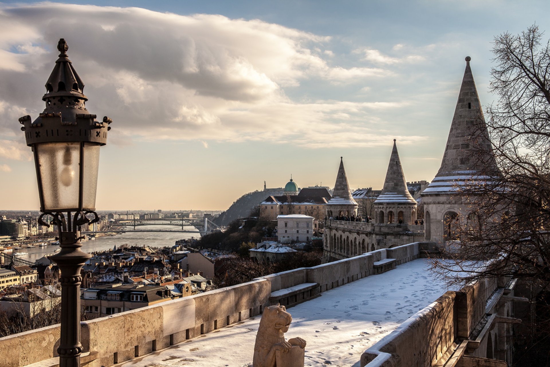 Winter Wonderland at the Fisherman's Bastion