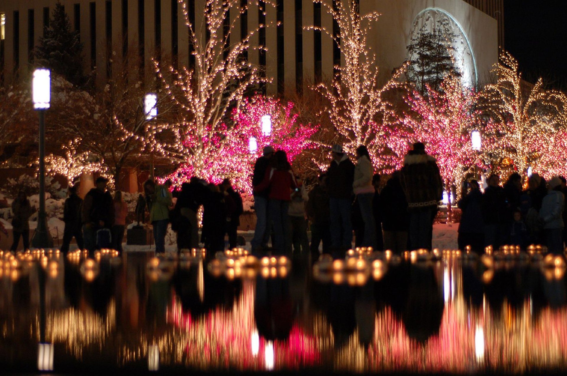 Lumières de Noël à Salt Lake City