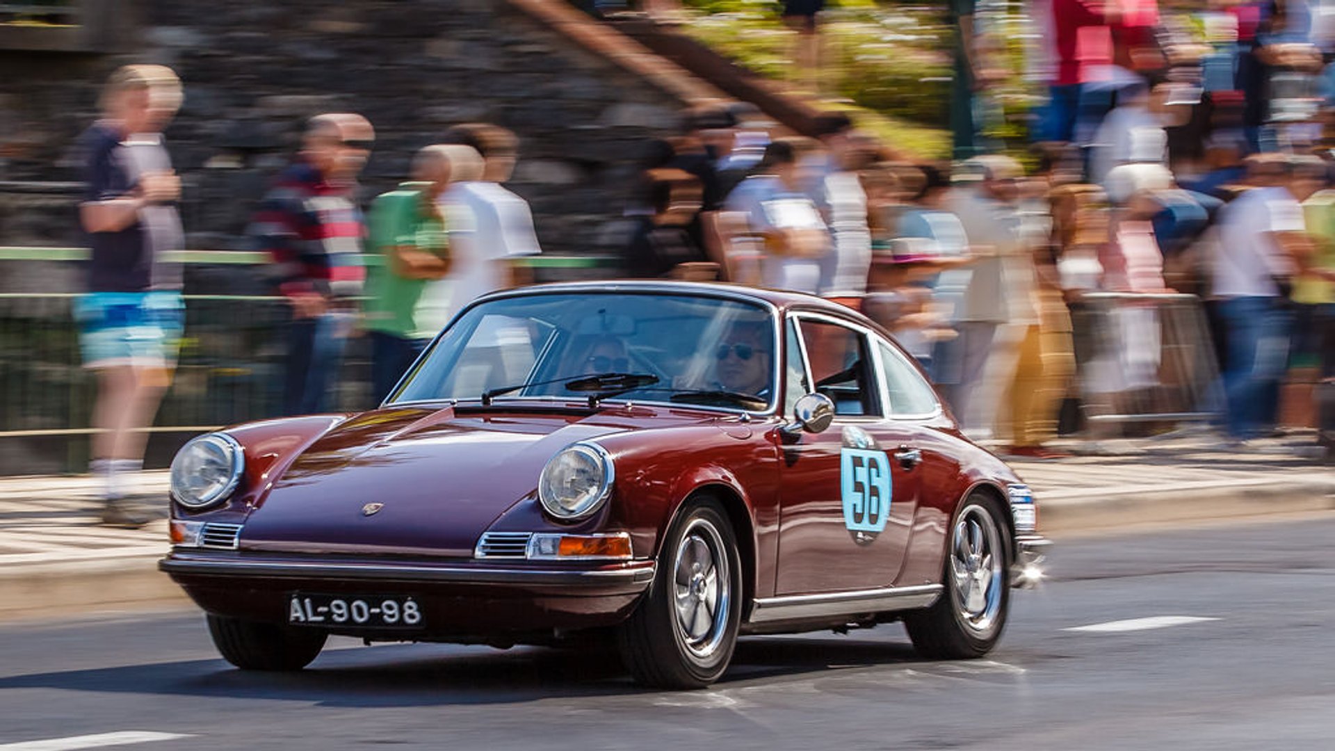 Ausstellen von Classic Auto in Funchal