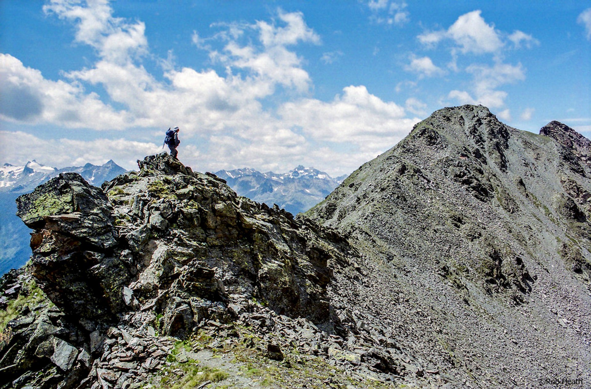 Senderismo en los Alpes