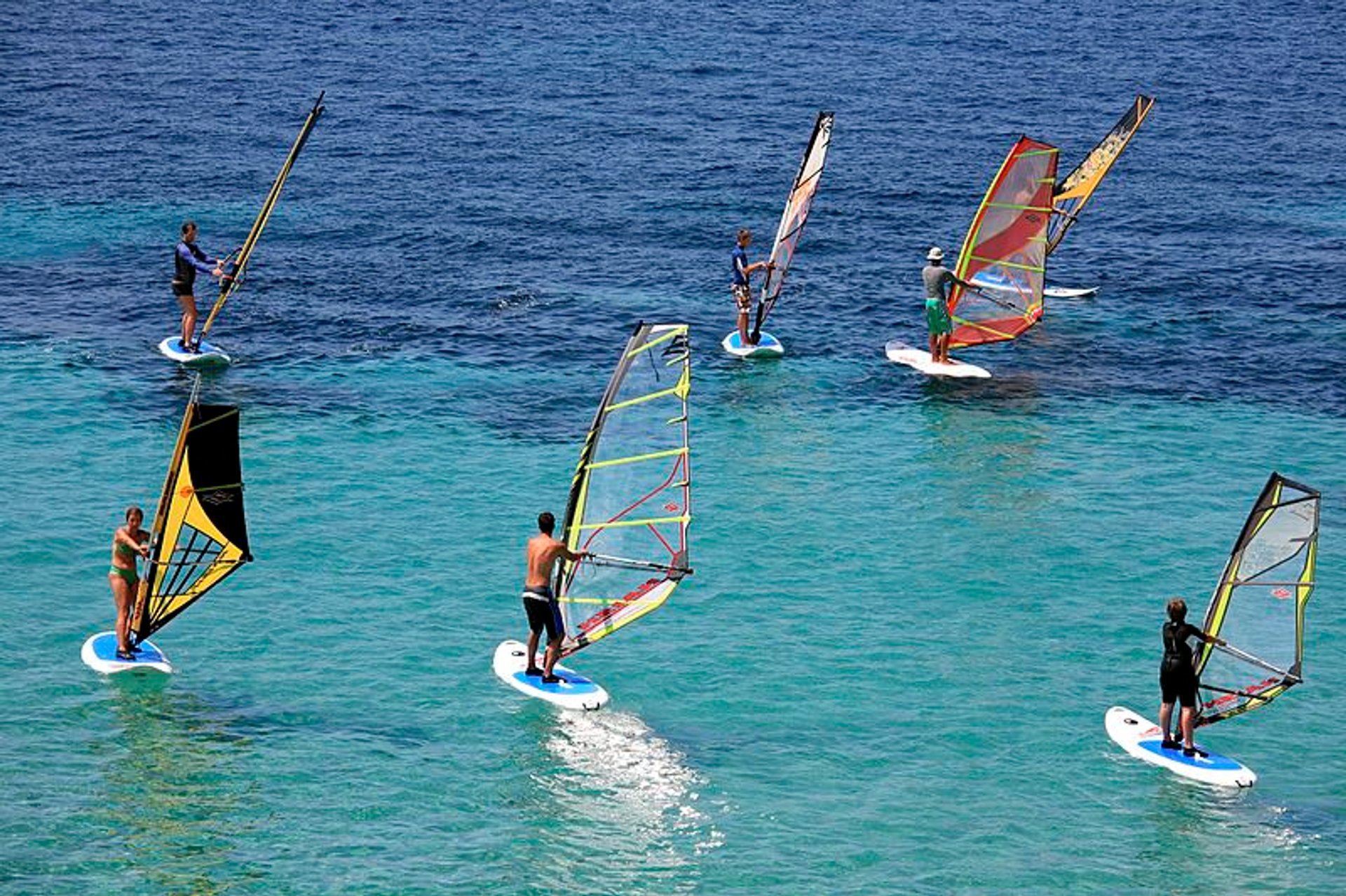 Kitesurf et planche à voile