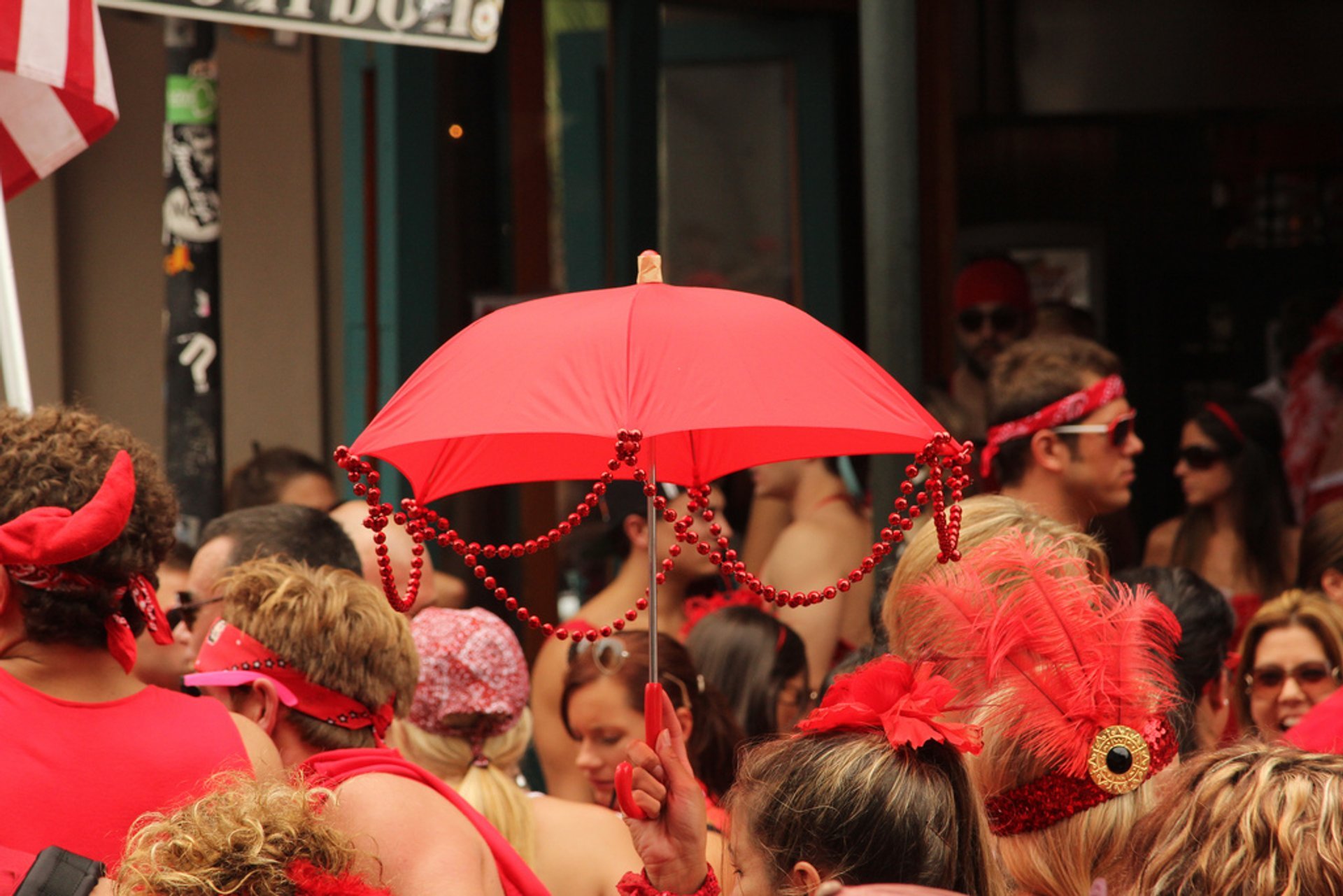 Red Dress in New Orleans