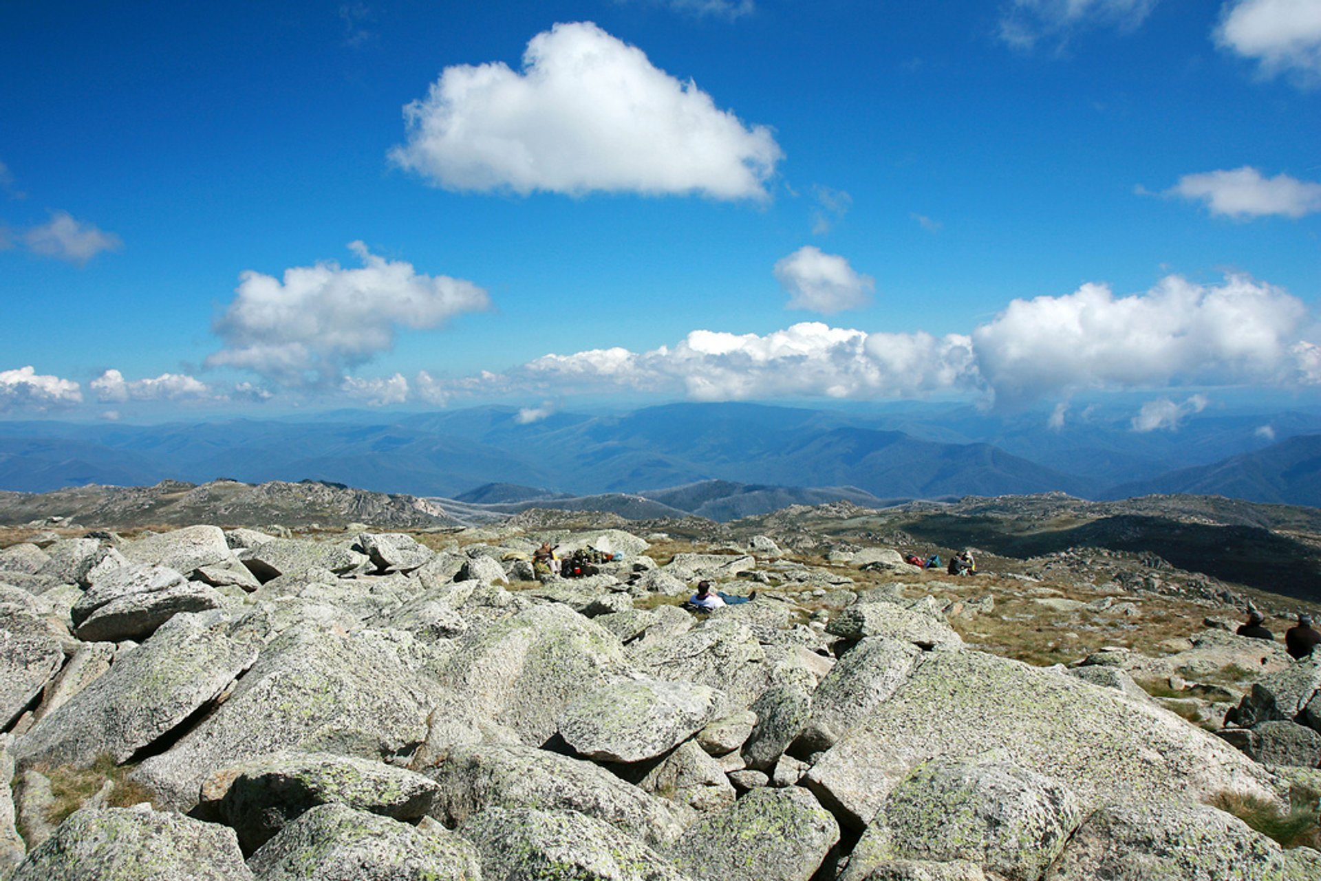 Besteigen des Berges Kosciuszko