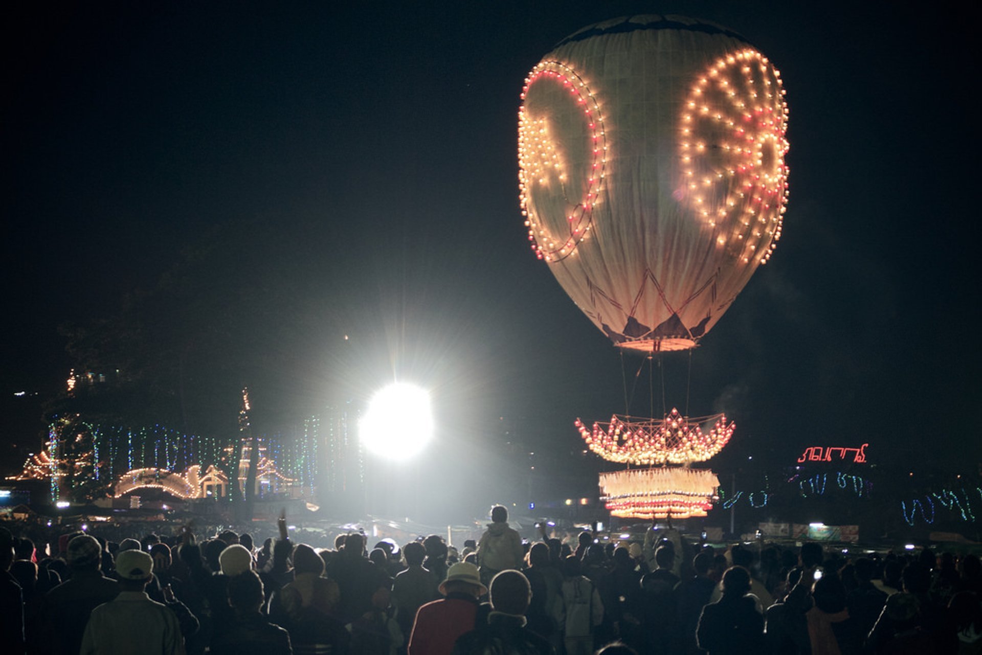 Festival de balão em Taunggyi