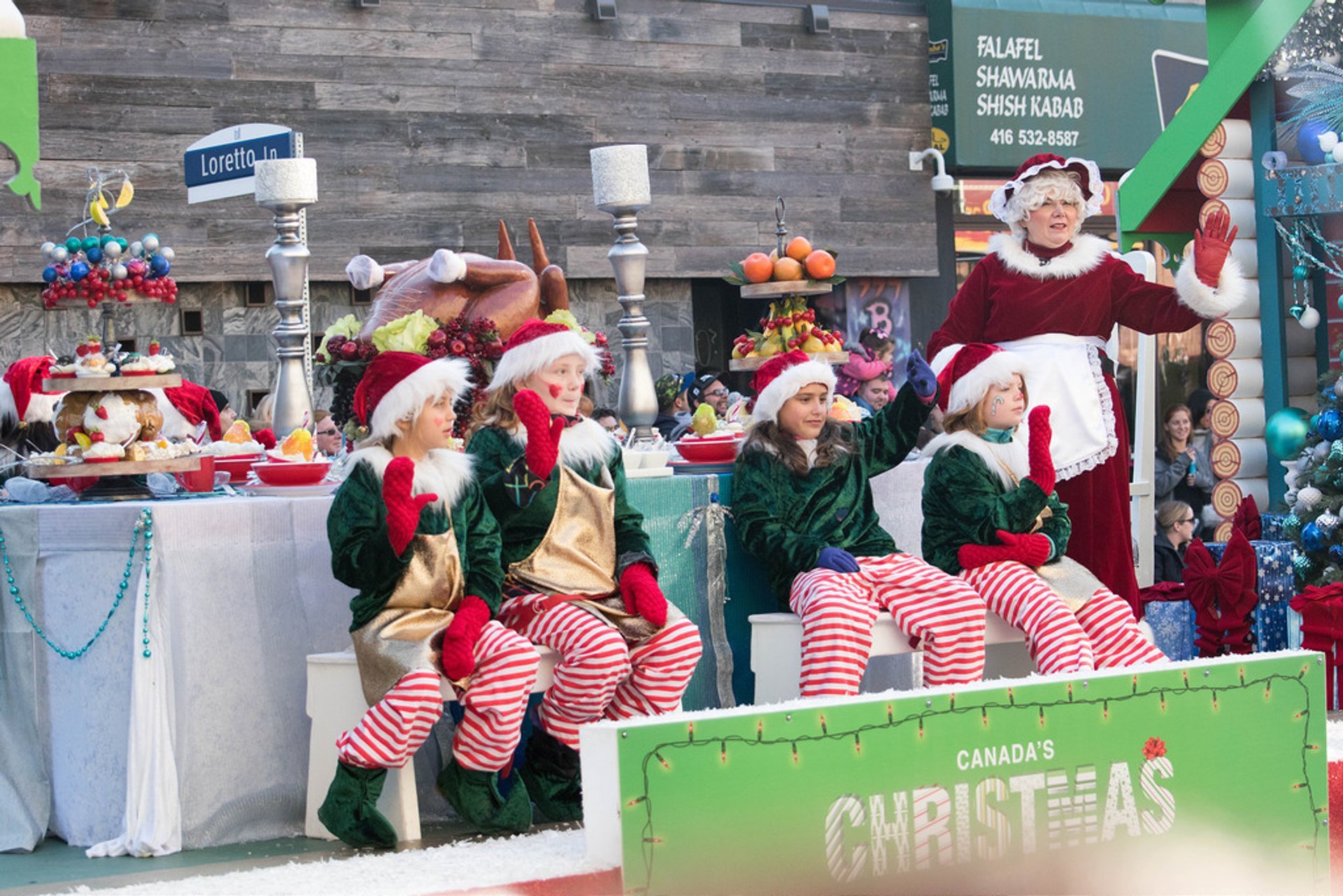 Santa Parade 2025 Toronto Time Amber Emelita