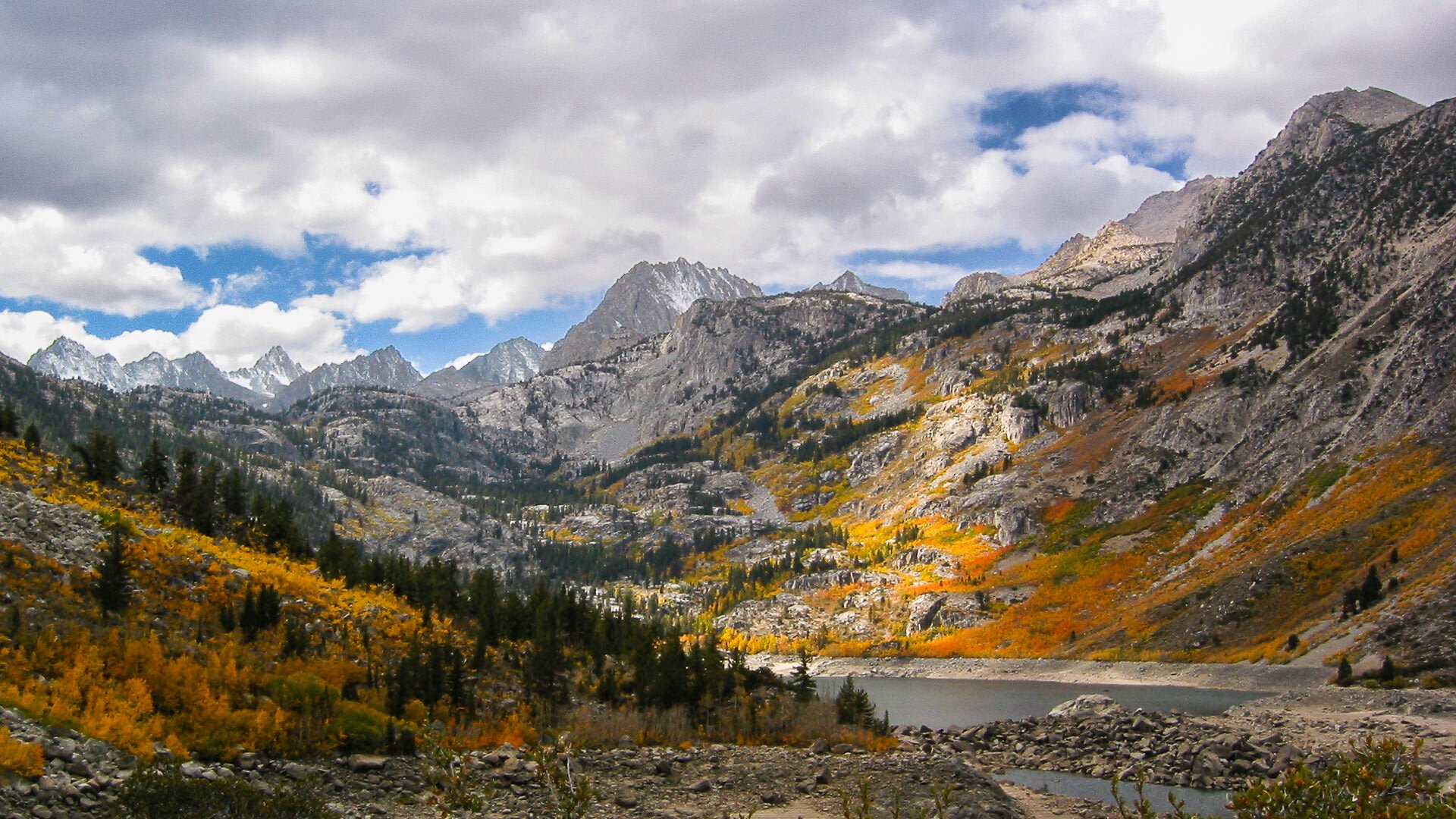 Couleurs d'automne du lac Sabrina