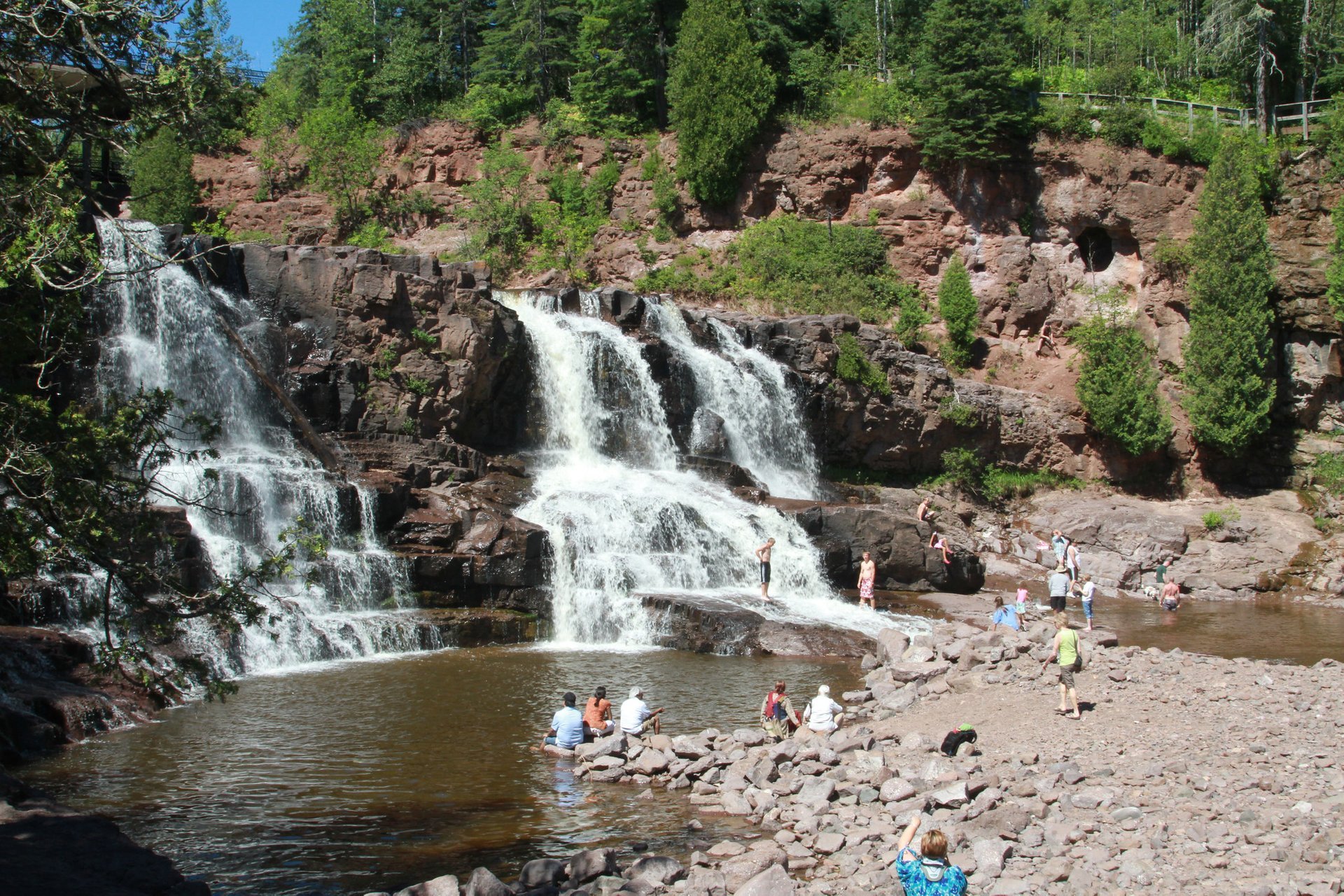 Cascate di mirtillo d'oca