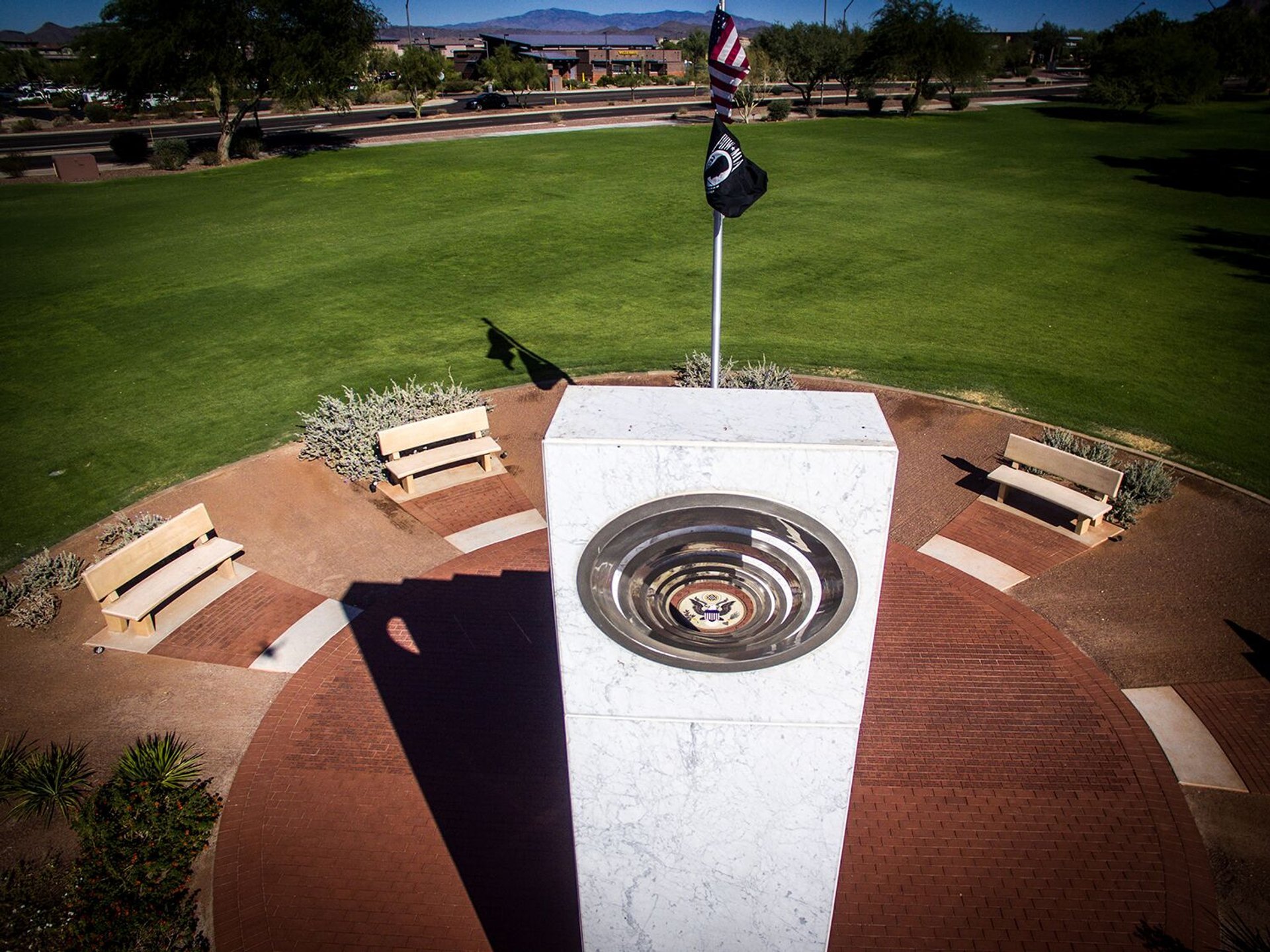 Solar Spotlight at the Anthem Veterans Memorial