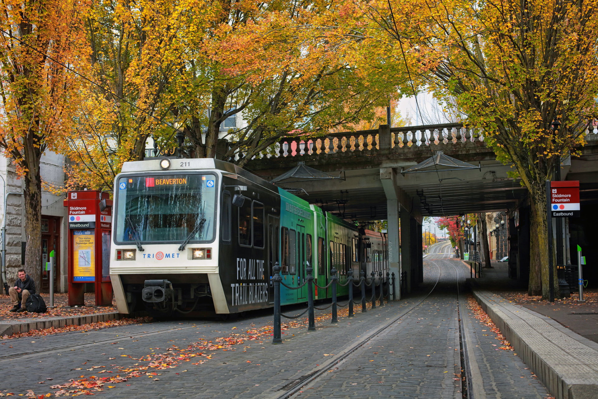 Colores de otoño de Portland