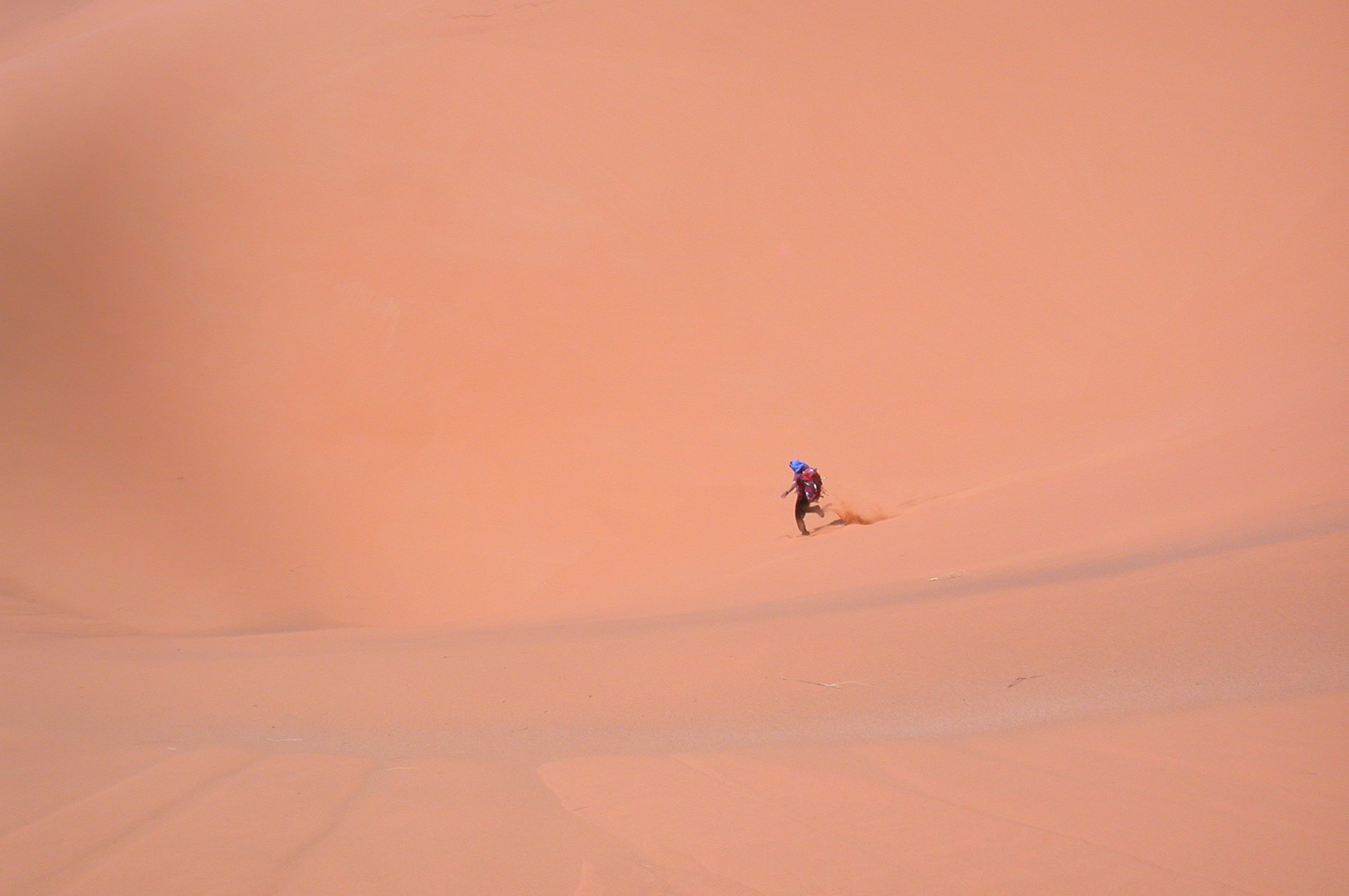 Trekking dans le désert