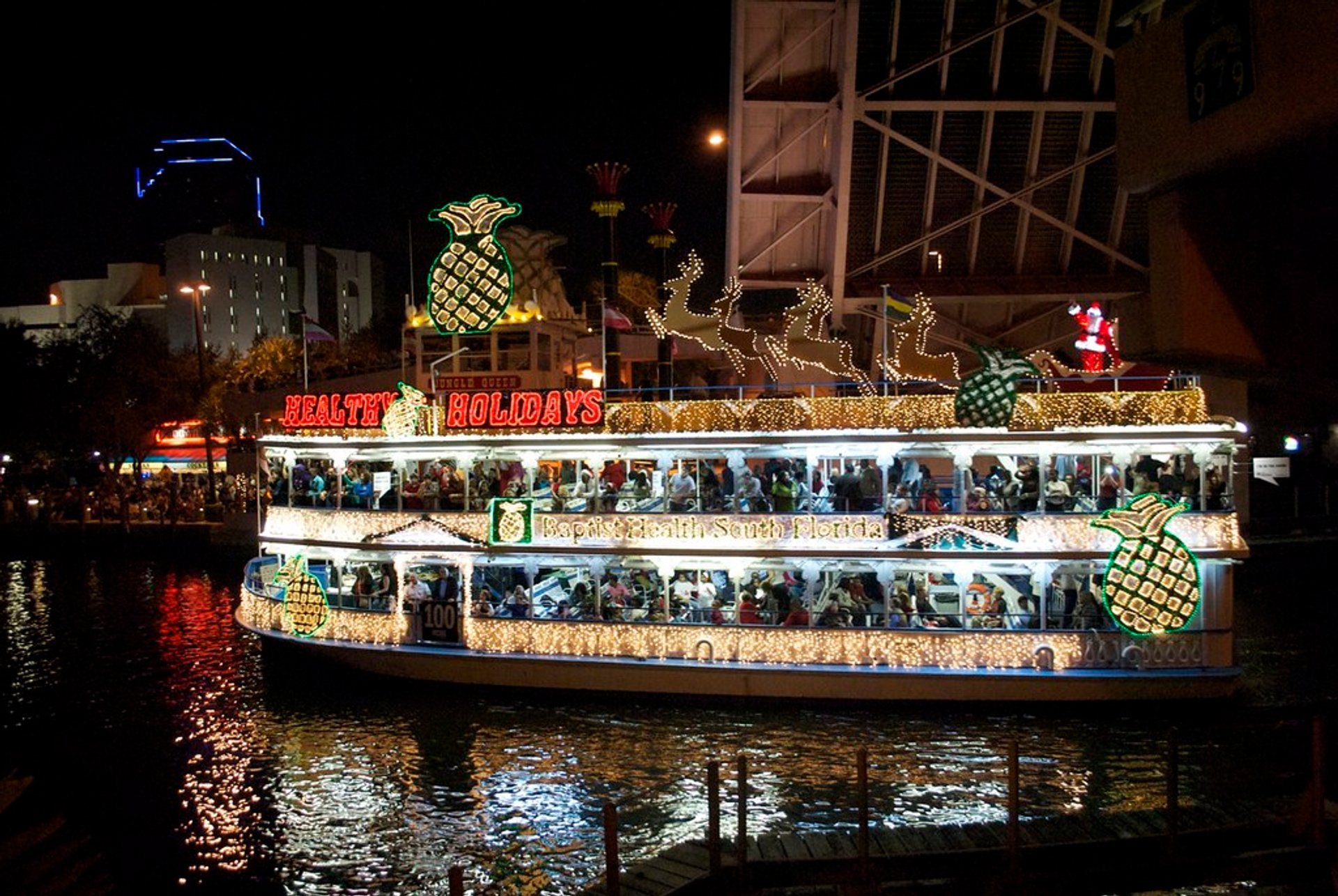 The Seminole Hard Rock Winterfest Boat Parade 2025 in Fort Lauderdale