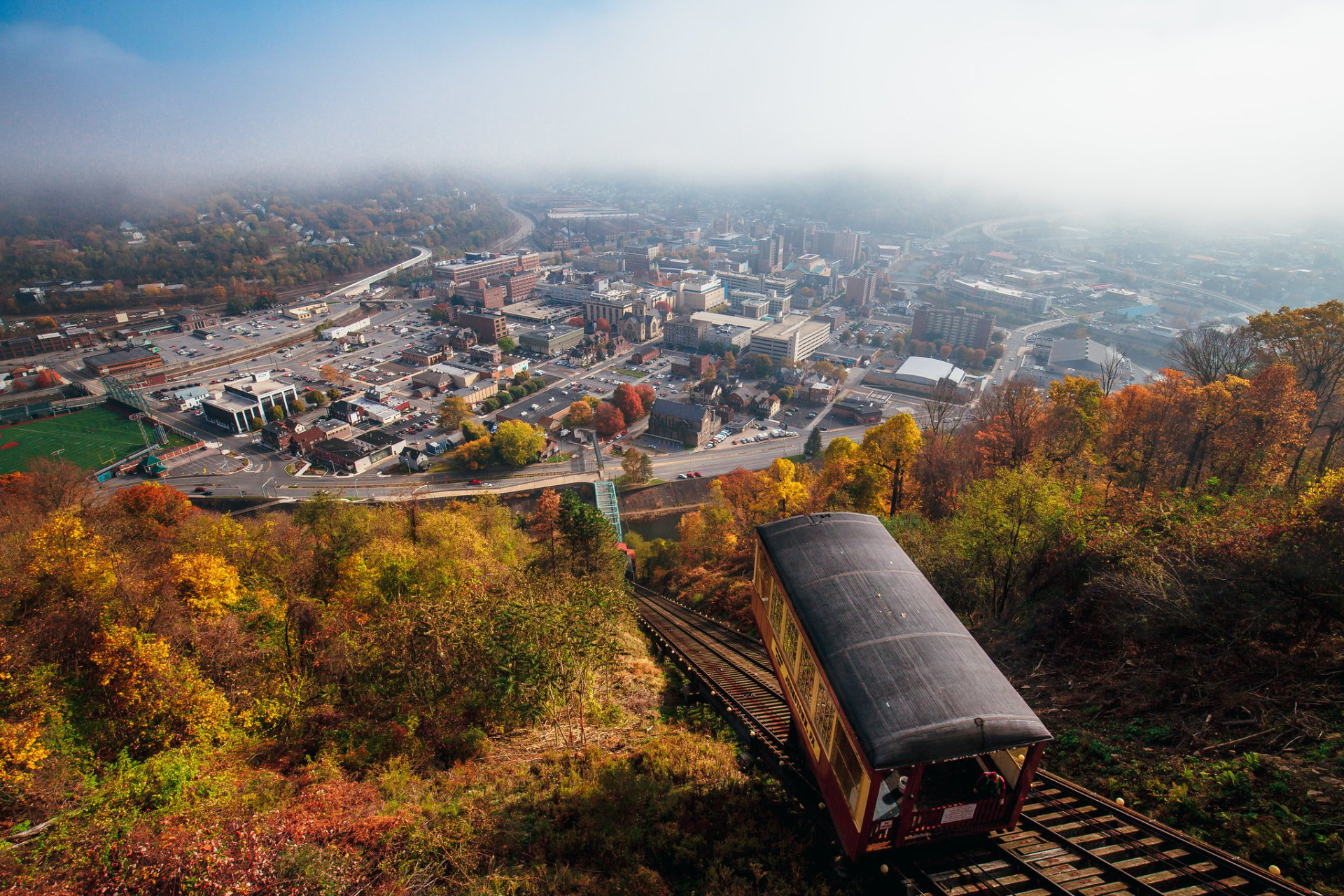 Herbstlaub in Pittsburgh