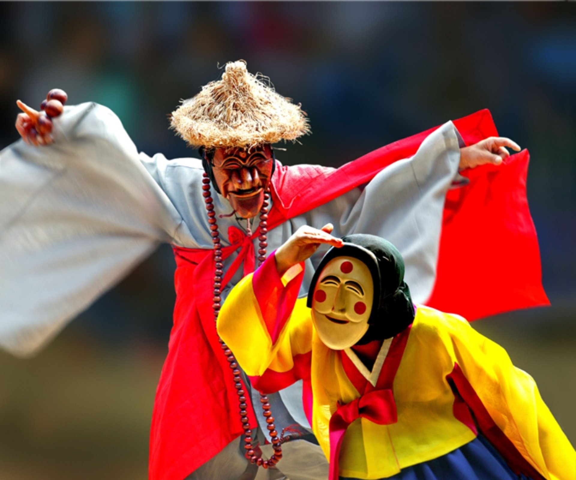 Festival de danse du masque d'Andong