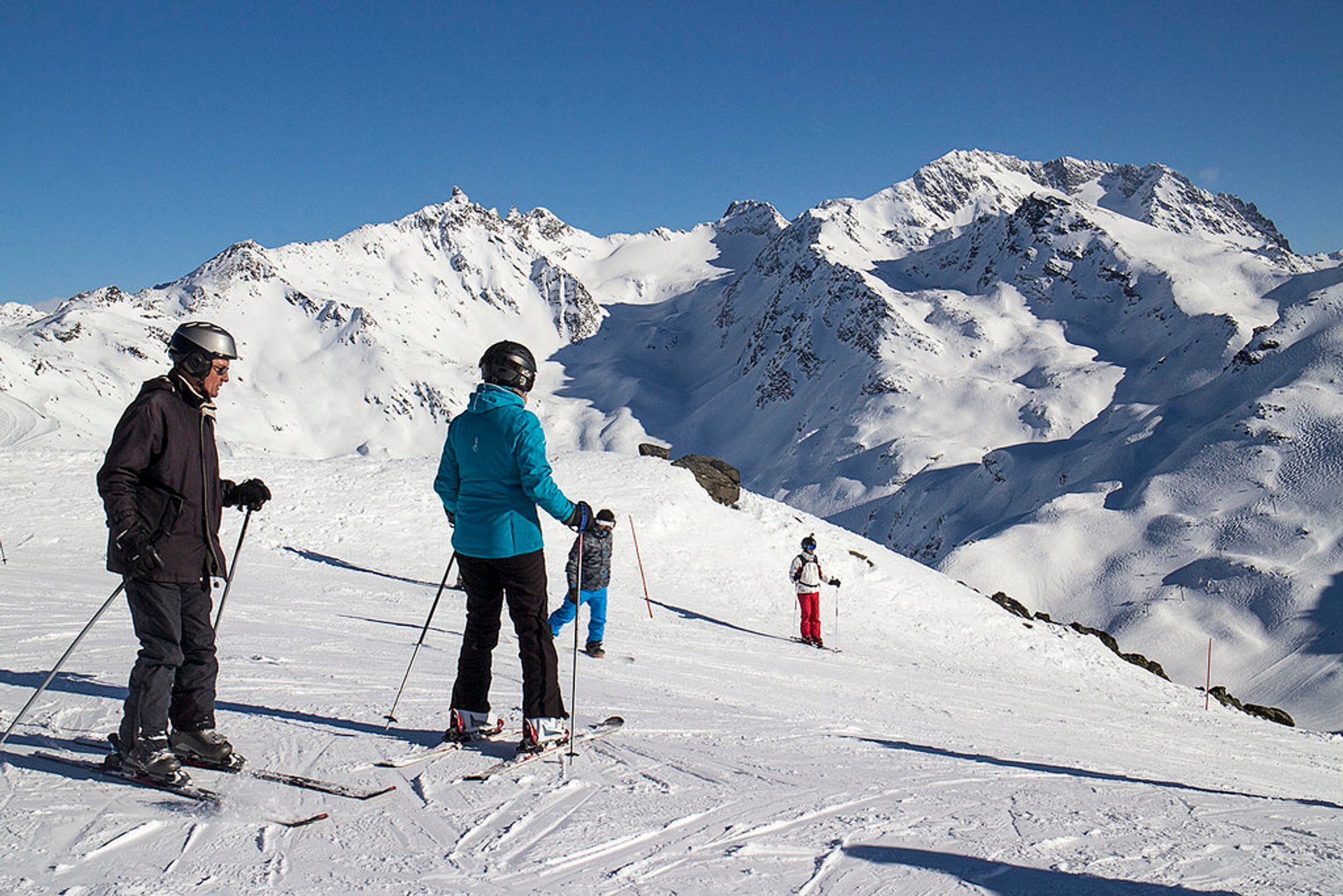 Temporada de esquí de los Alpes franceses