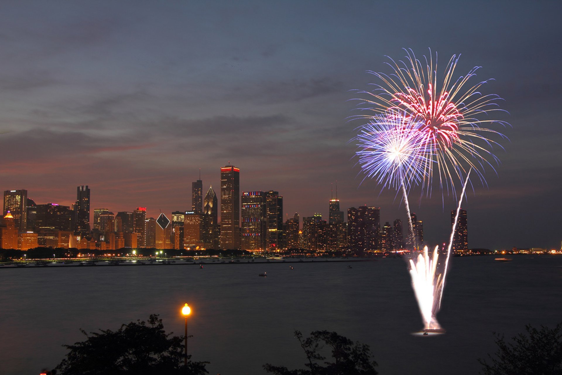 Eventos e fogos de artifício do 4 de Julho