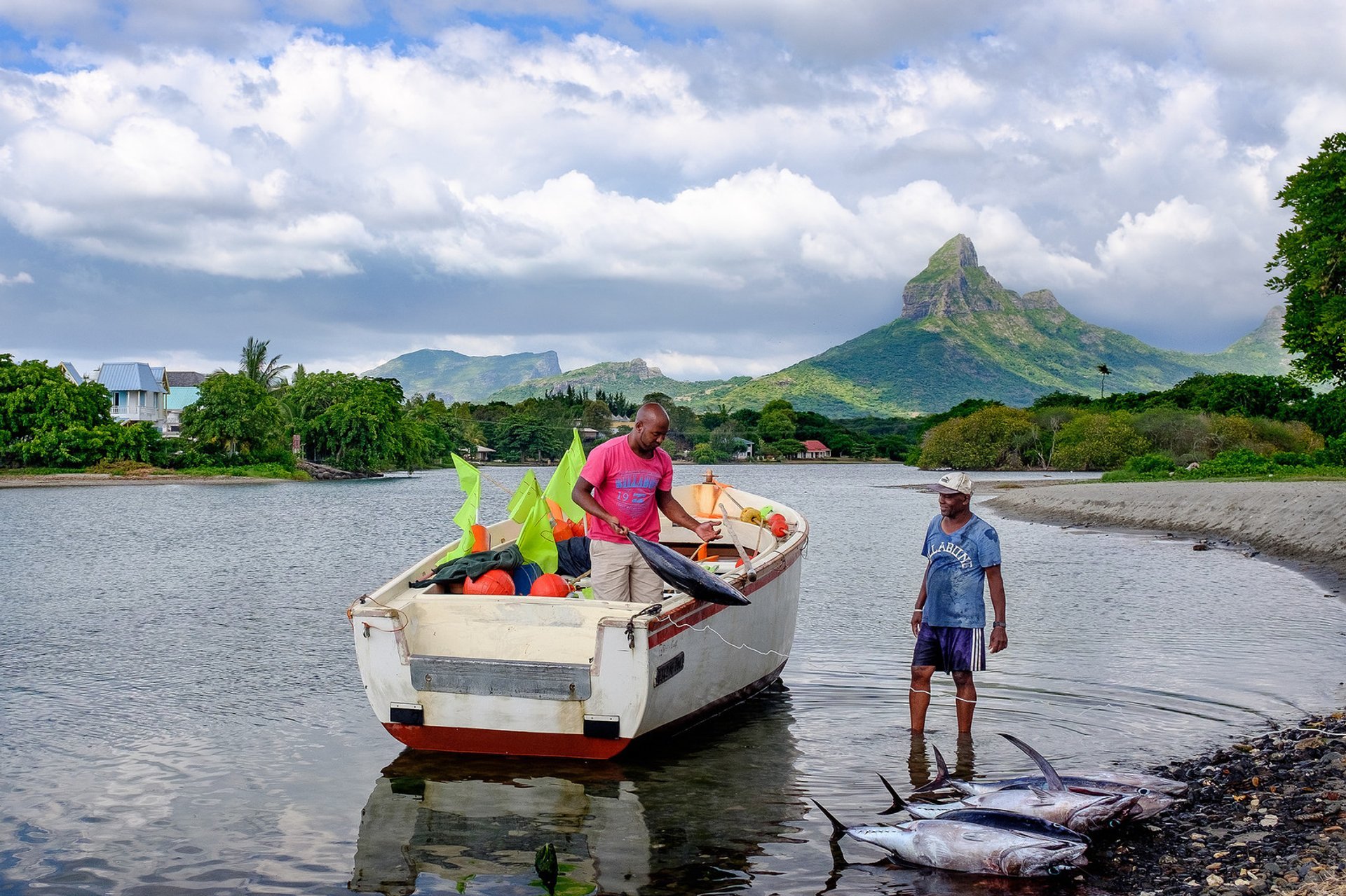 Estación de pesca en aguas profundas