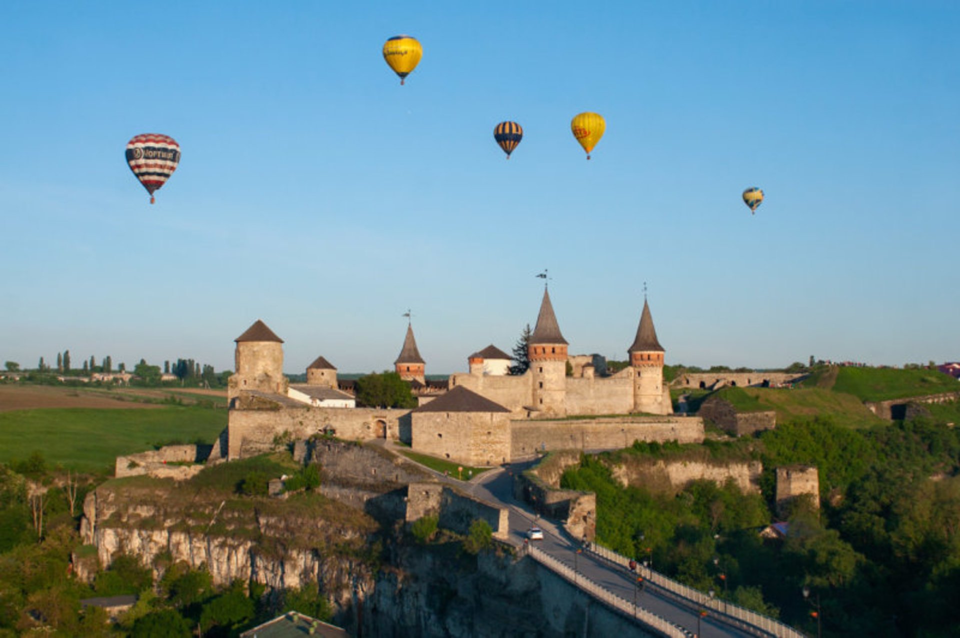 Ballon-Festivals in Kamianets-Podilskyi