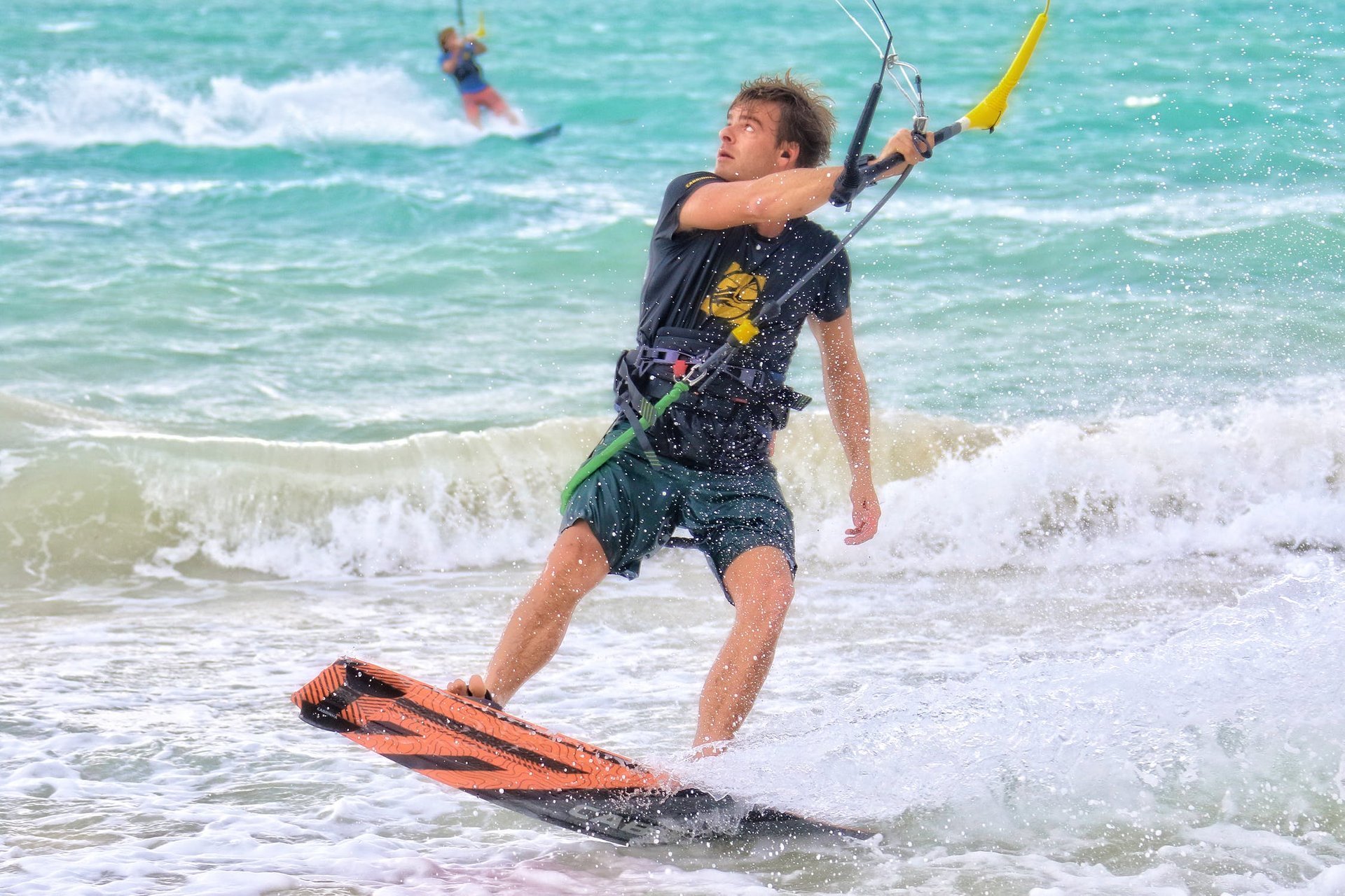 Kitesurf et planche à voile