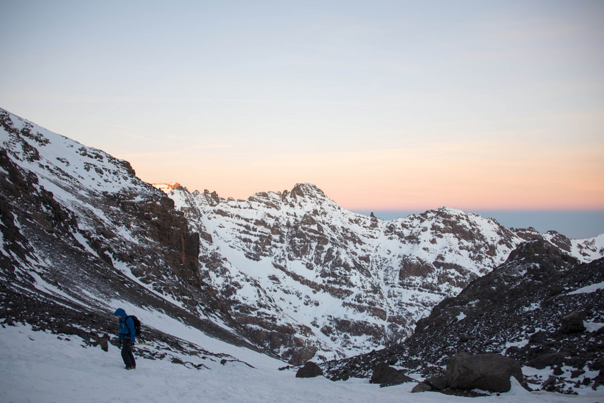 Klettern auf dem Toubkal