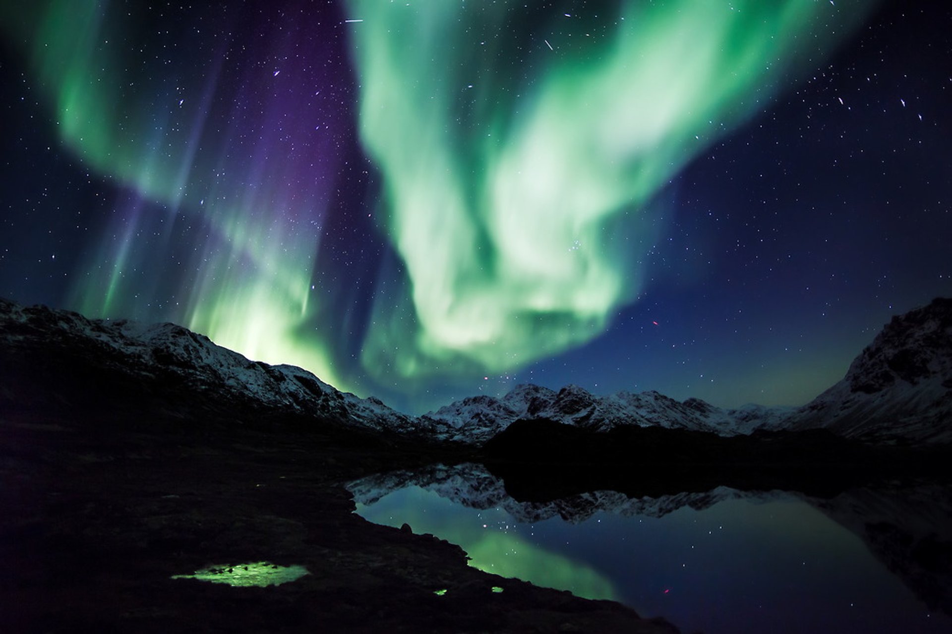 Aurora Boreal or Luces del norte