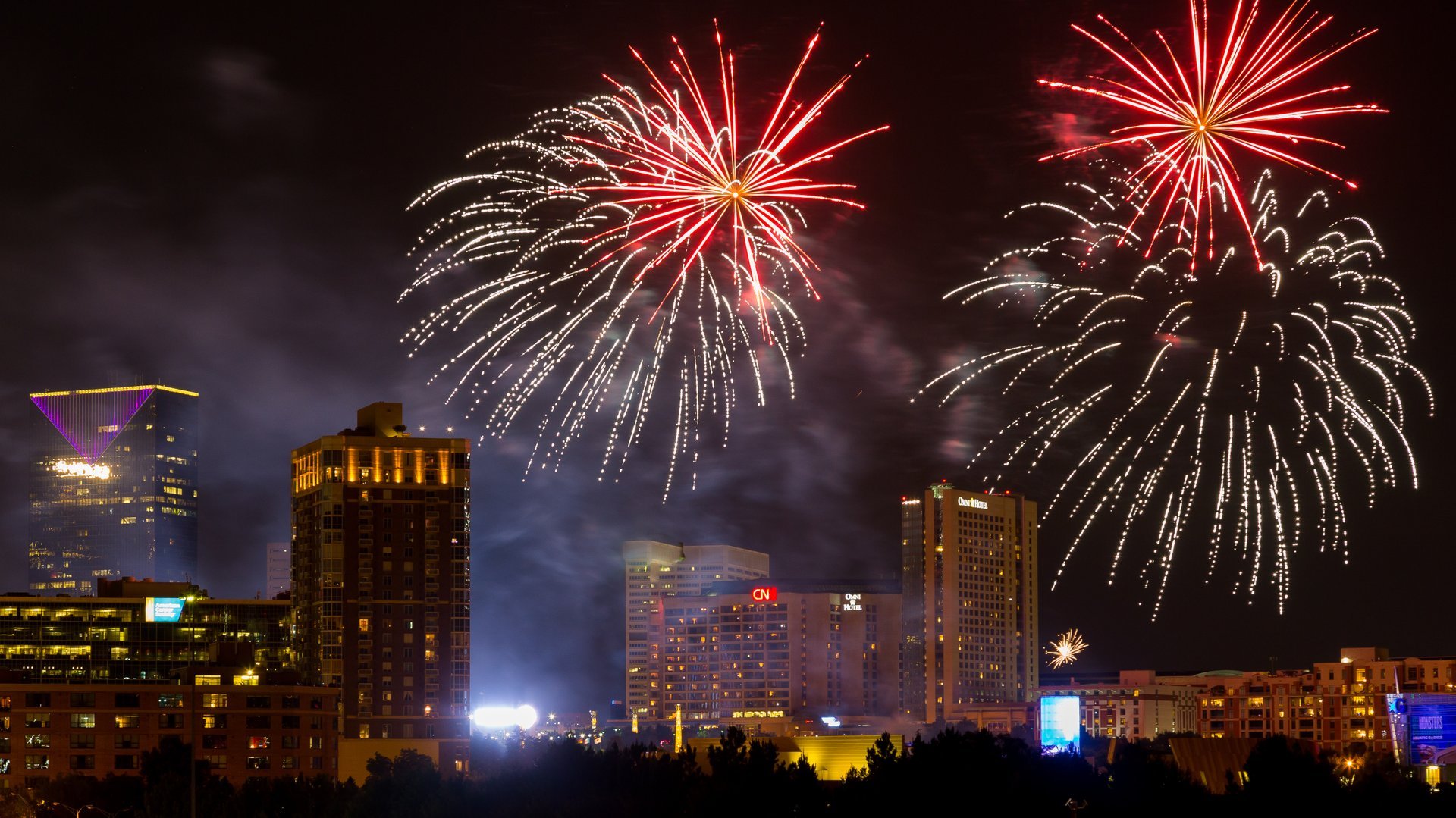 Fuegos artificiales, espectáculos, exhibiciones y eventos del 4 de julio en Atlanta.