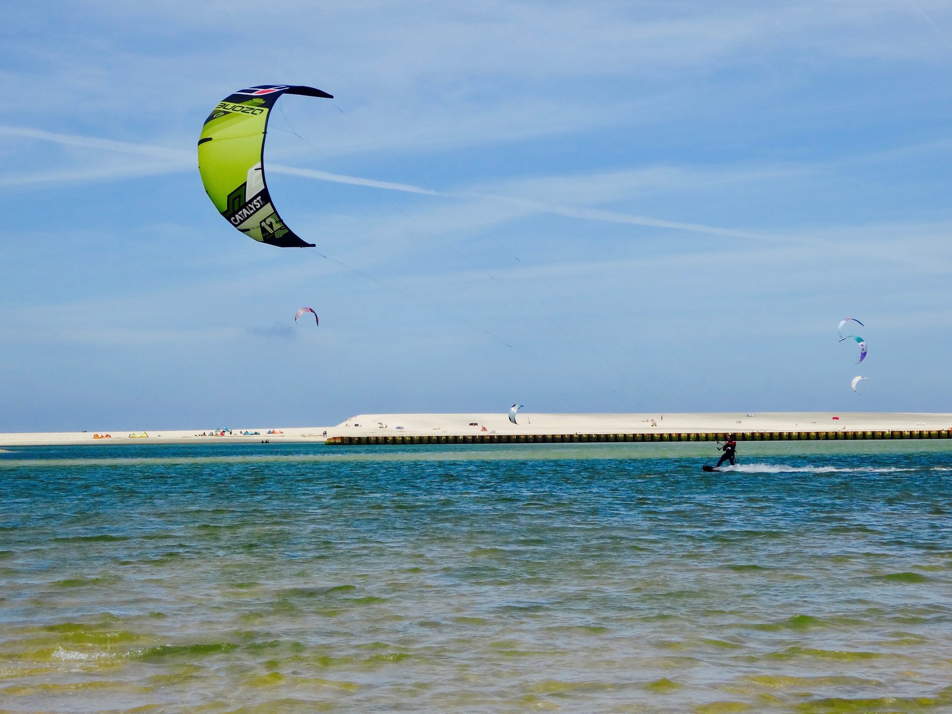 Kitesurf et planche à voile