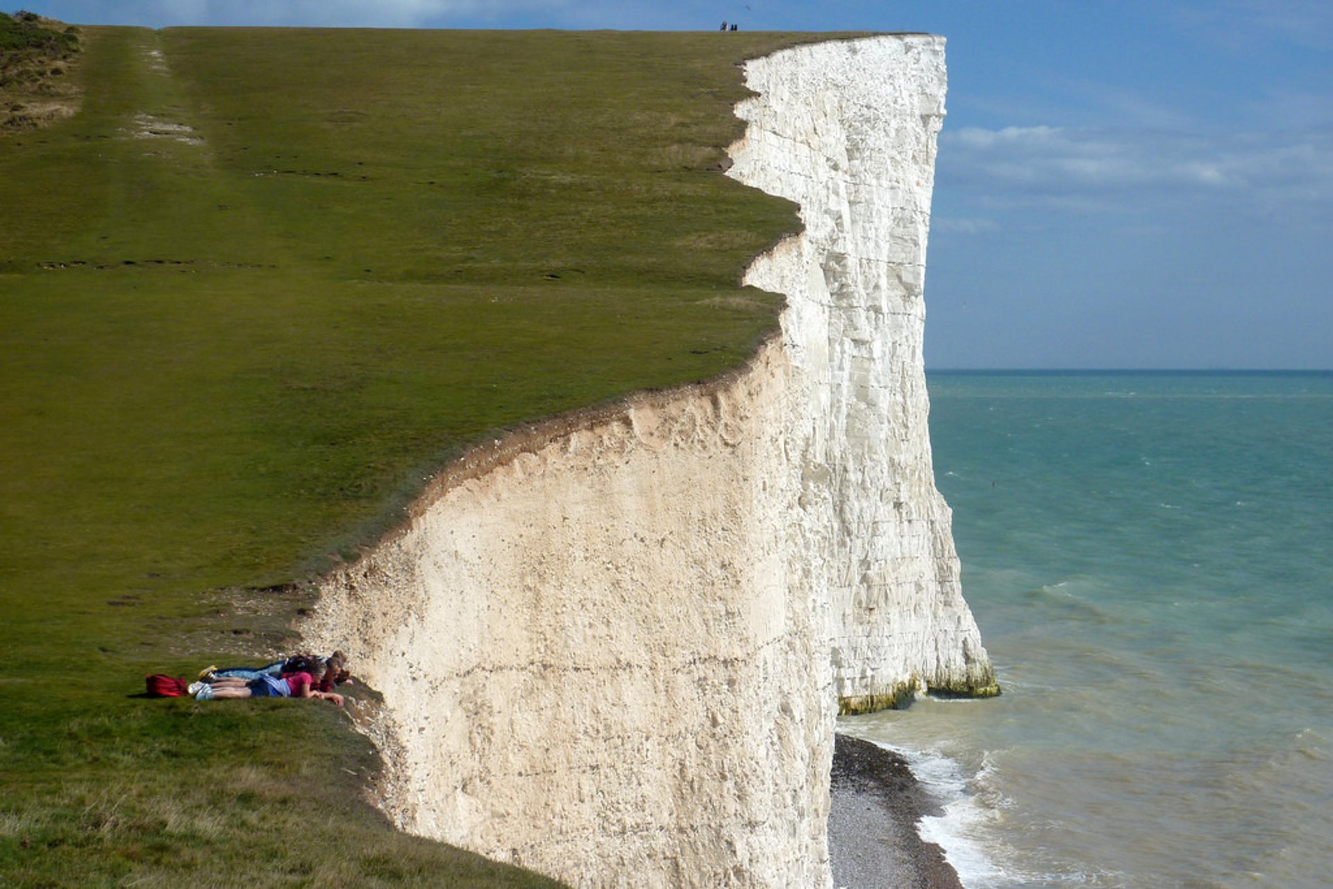 Les falaises de tilleul de East Sussex