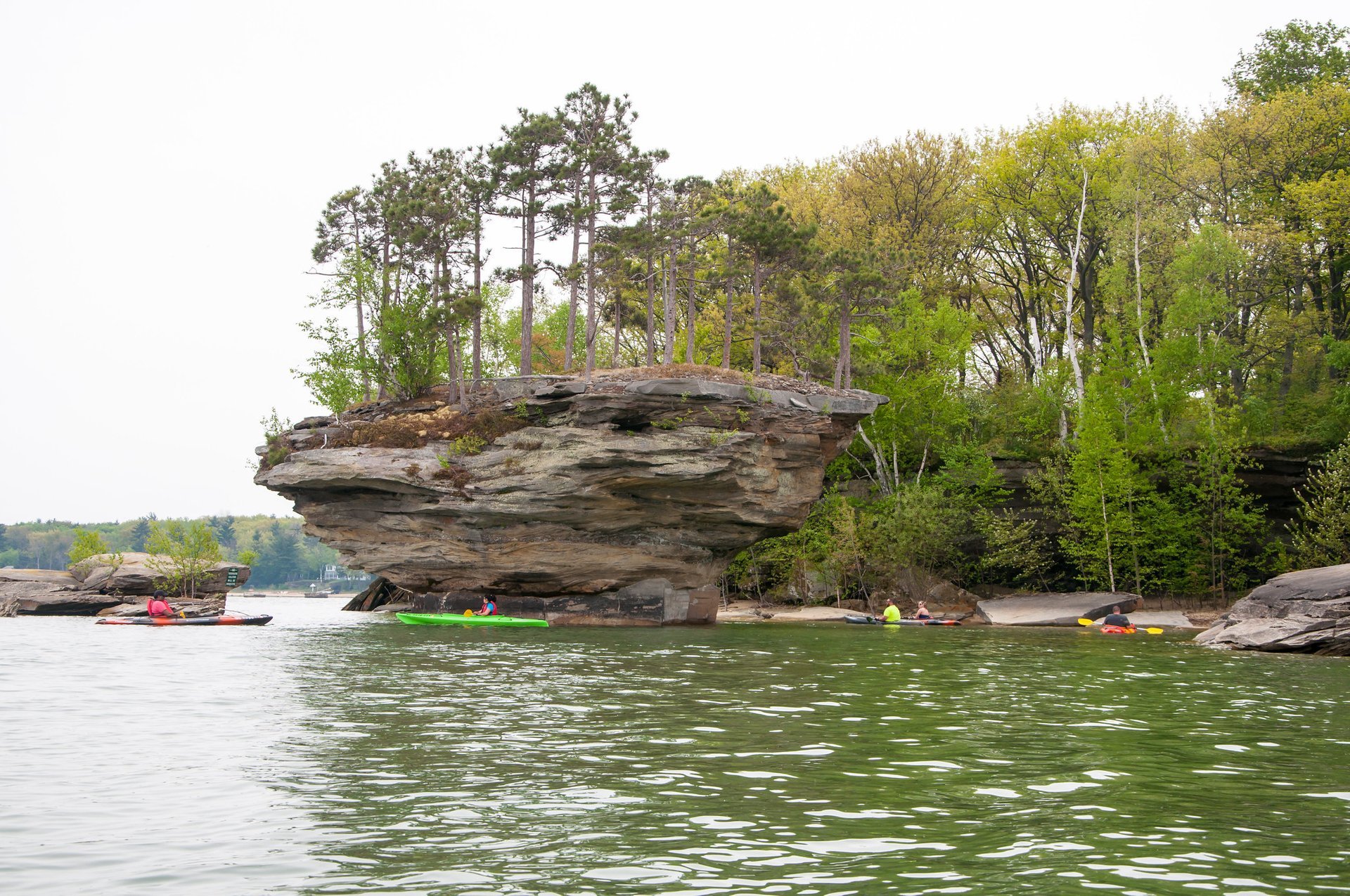 Kayaking a Turnip Rock