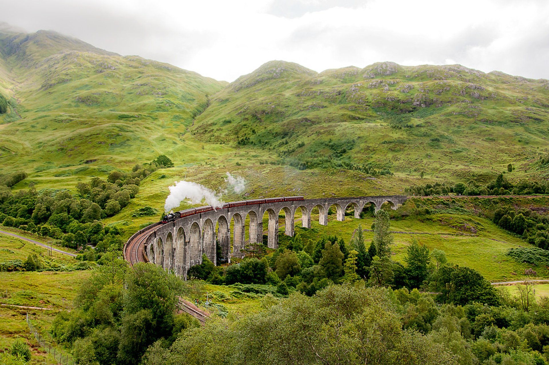 Le train à vapeur Jacobite