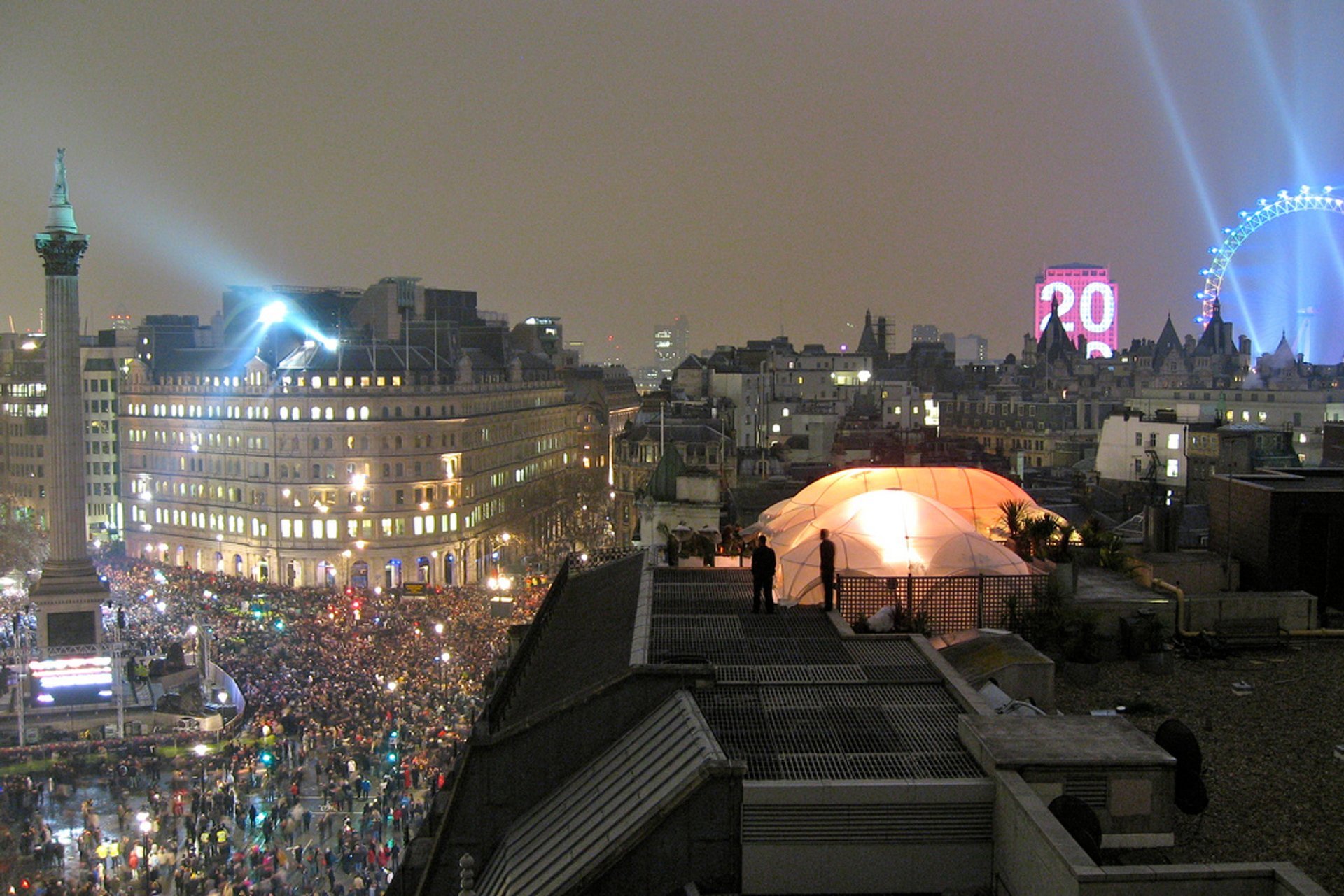 Fogos de artifício e Tradições de Ano Novo de Londres 