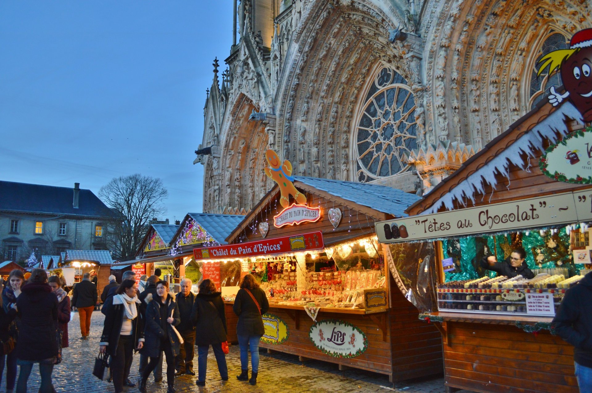 Mercado navideño de Reims