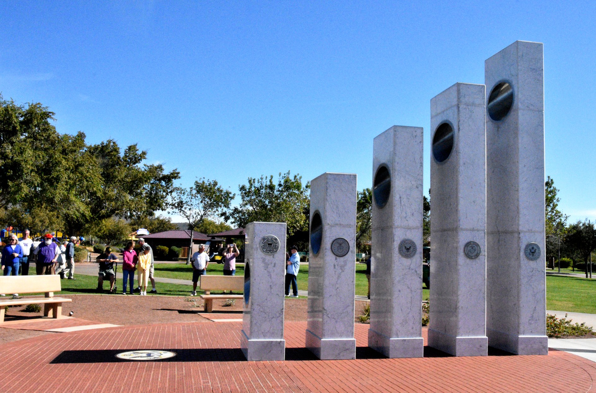 Solar Spotlight at the Anthem Veterans Memorial