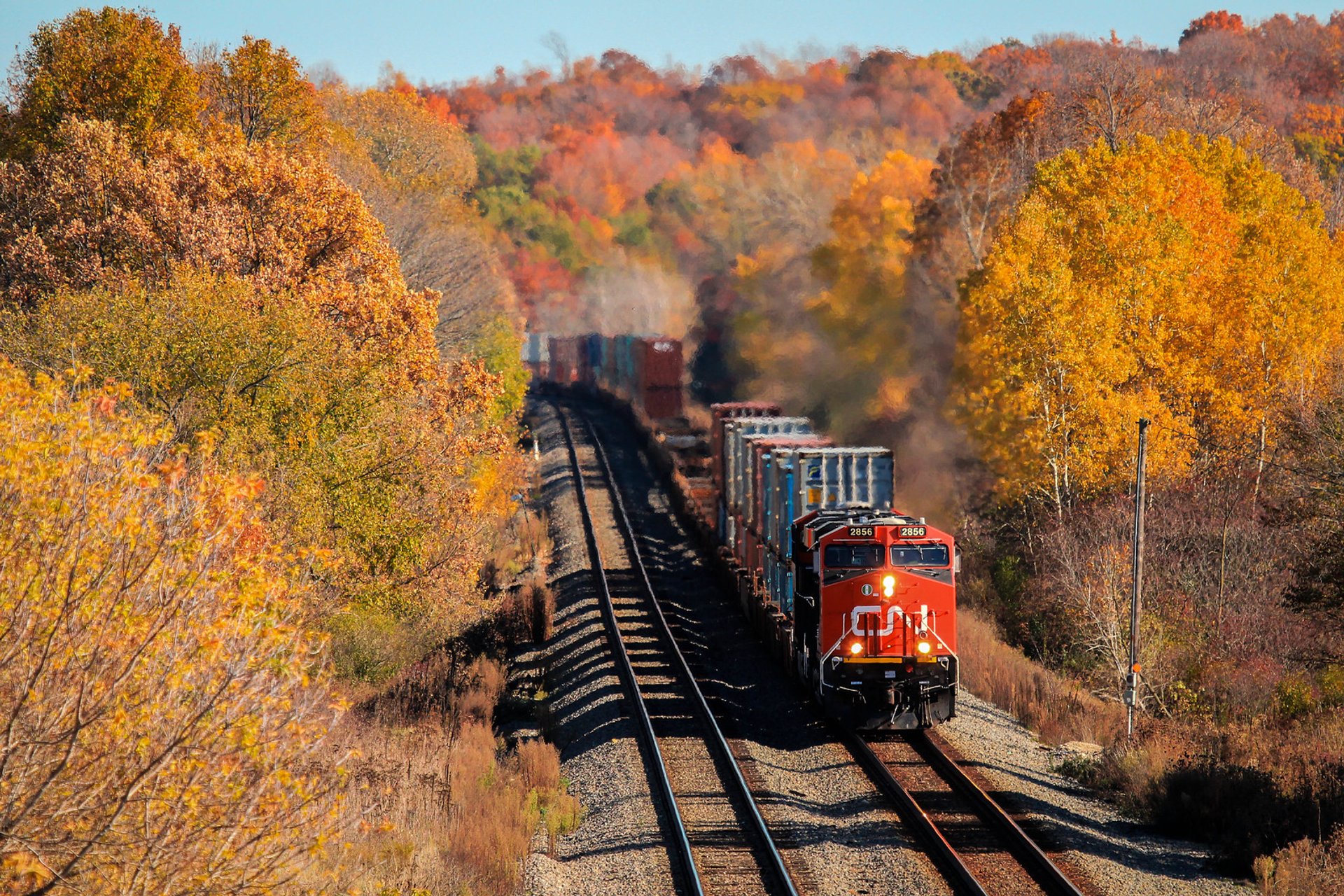 Colori di autunno del Wisconsin