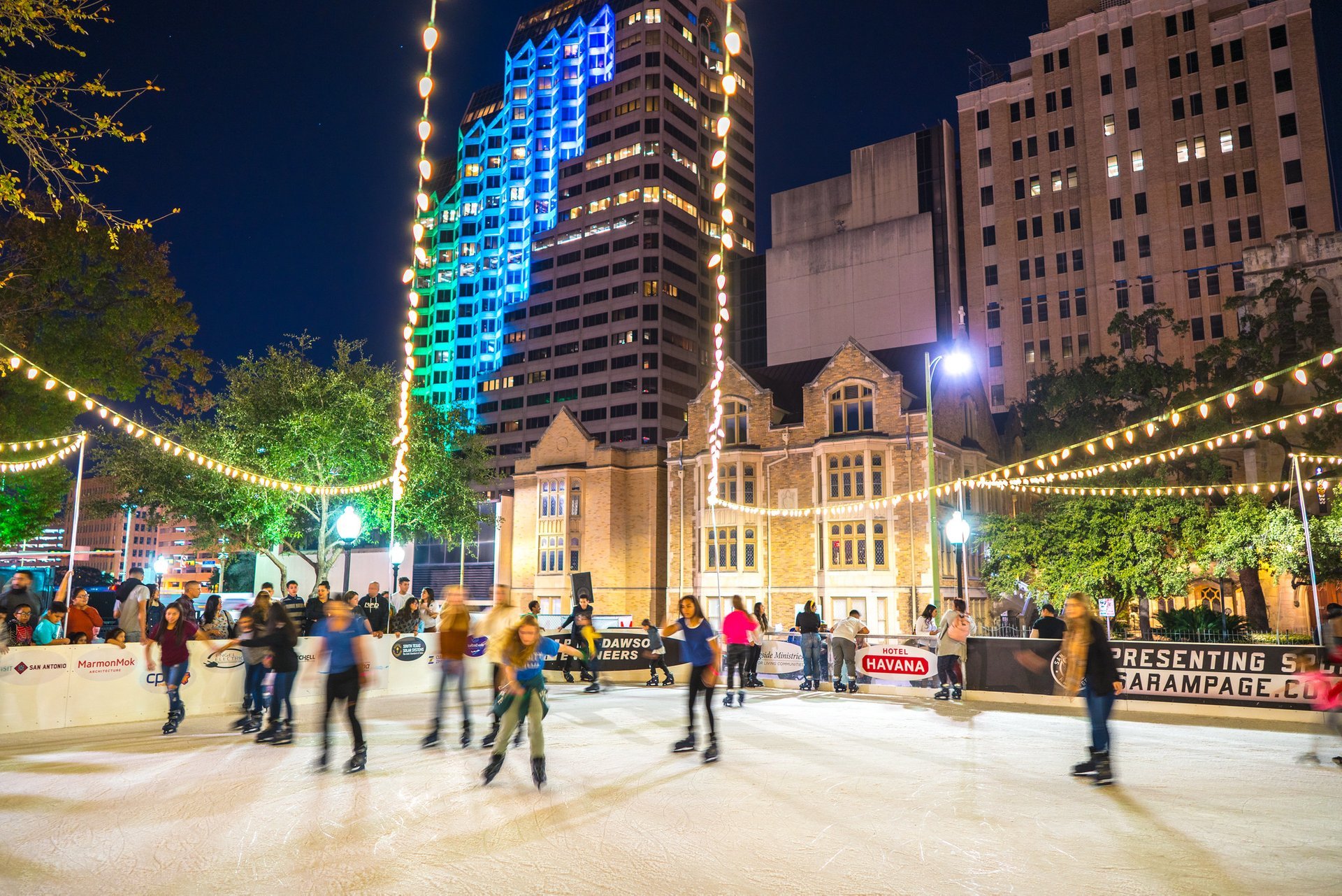 Luces de Navidad en San Antonio