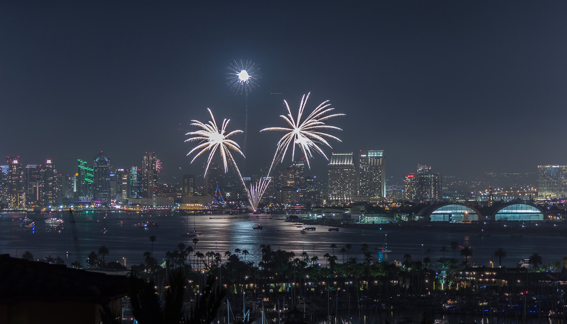 Fuochi d'artificio e sfilata del 4 Luglio