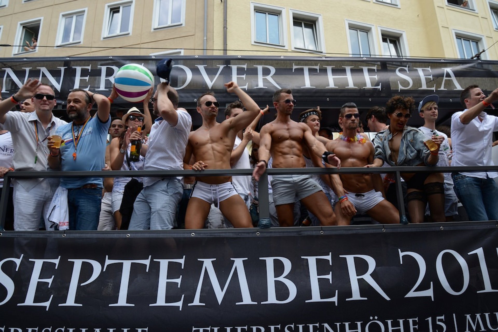 Munich, Germany. 15th July, 2017. Pride car. Today the Pride (Christopher  Street Day) took place in Munich. Several political and queer groups such  as some corporations organized it and participated. Credit: Alexander