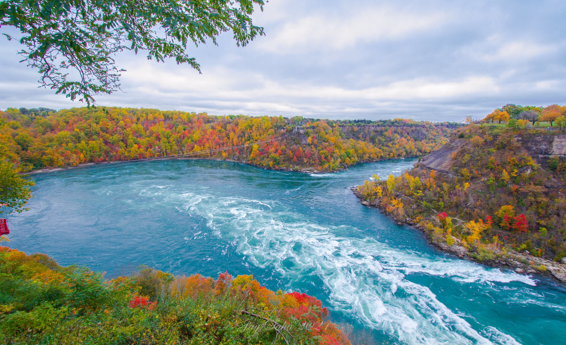 Herbstfarben in den Niagarafällen