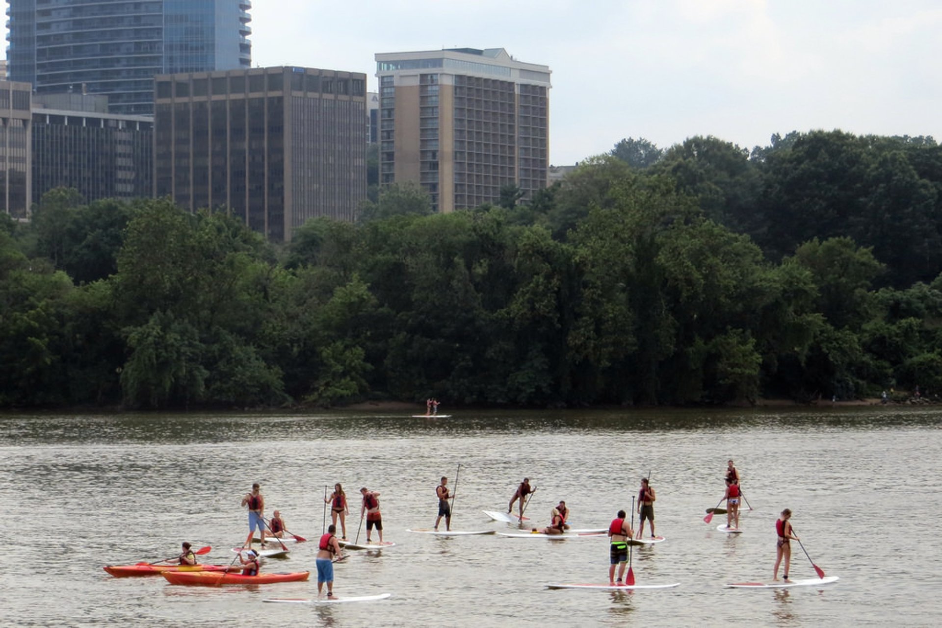 Caiaque, remar e canoagem no Rio Potomac