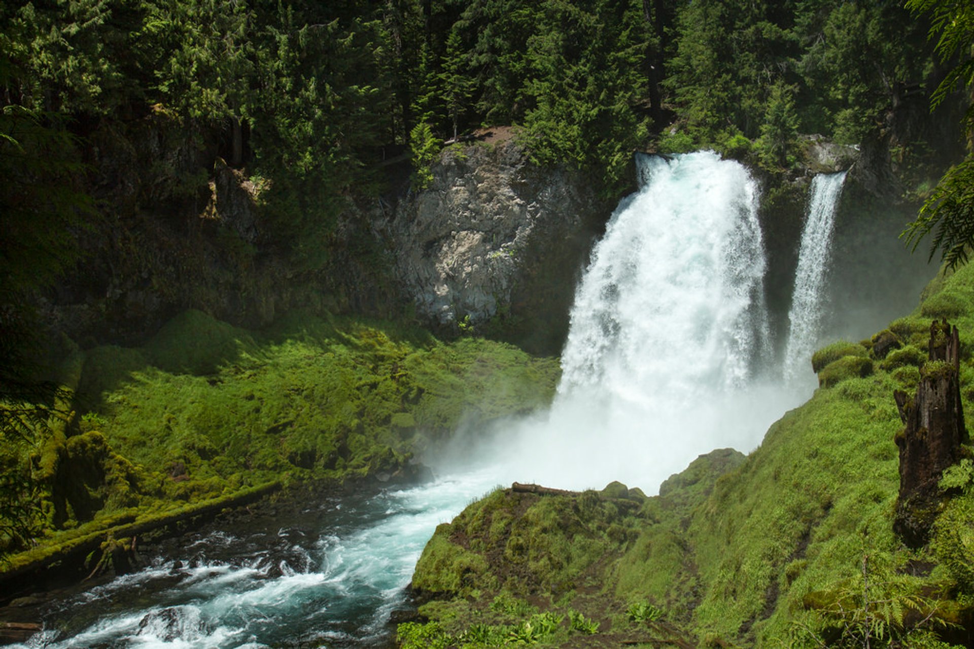 Sahalie and Koosah Falls