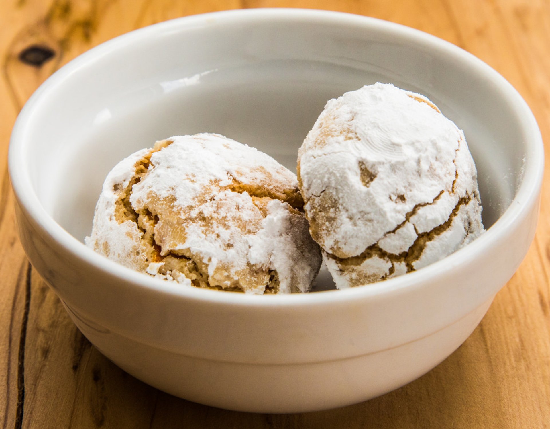 Kourampiedes (Kourabiethes) — Griechische Weihnachtsbutter-Kekse