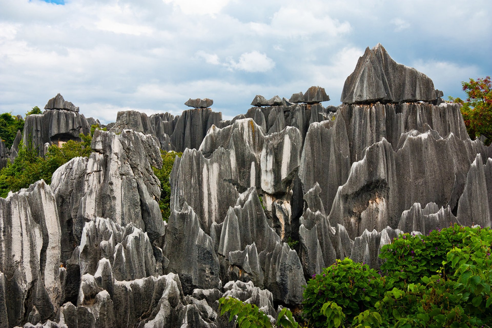 Shilin Stone Forest in China