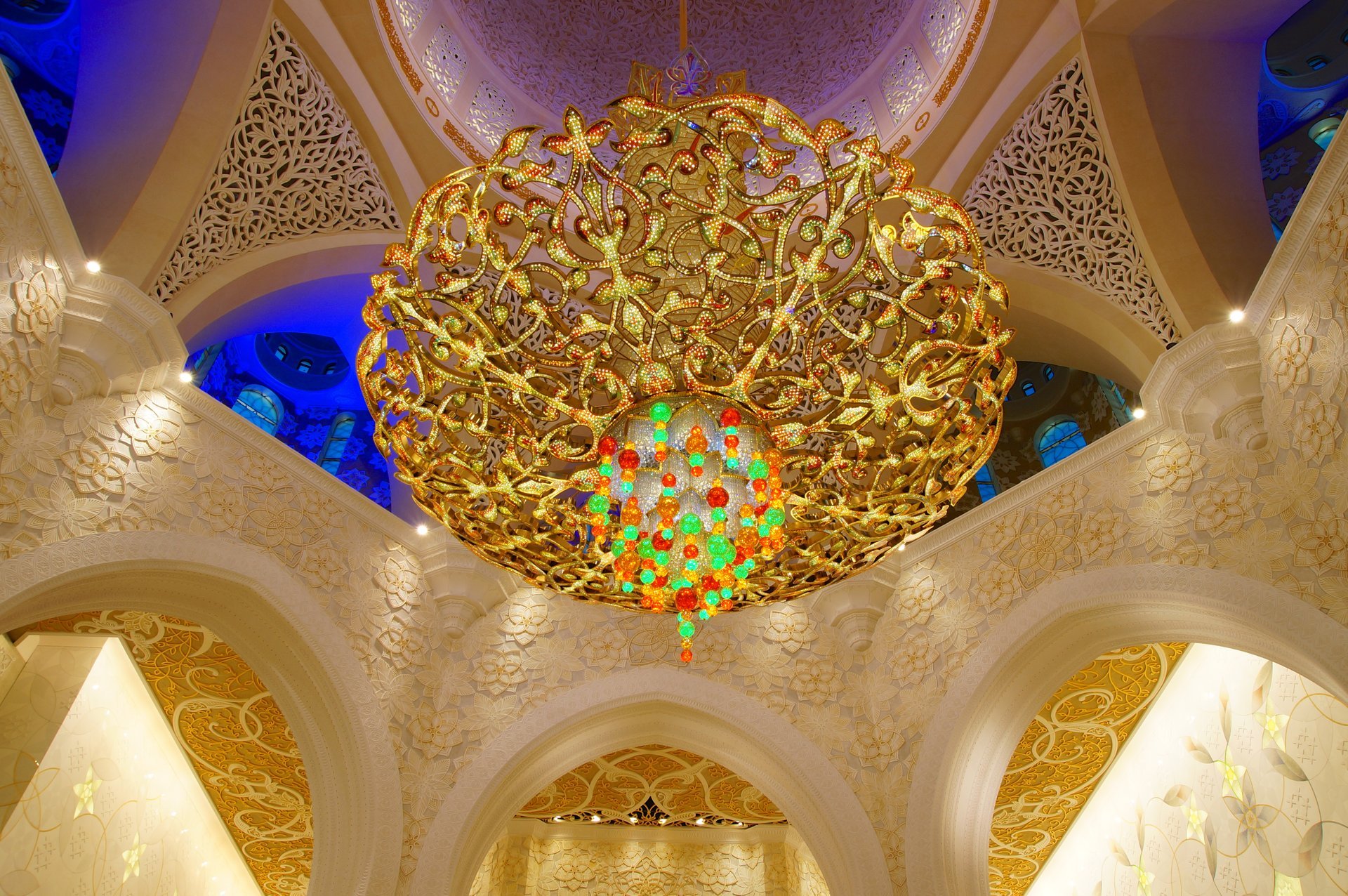 Sheikh Zayed Große Moschee in Abu Dhabi