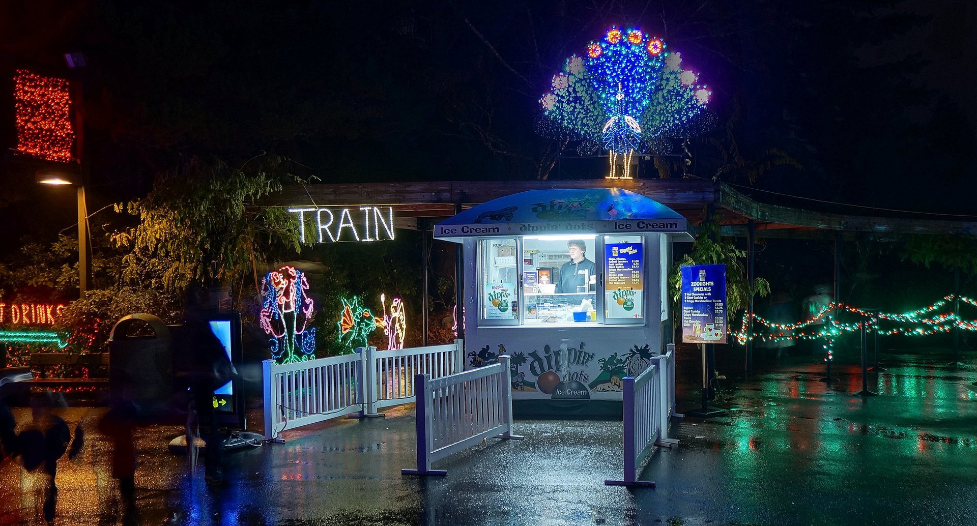 Weihnachtslichter im Oregon